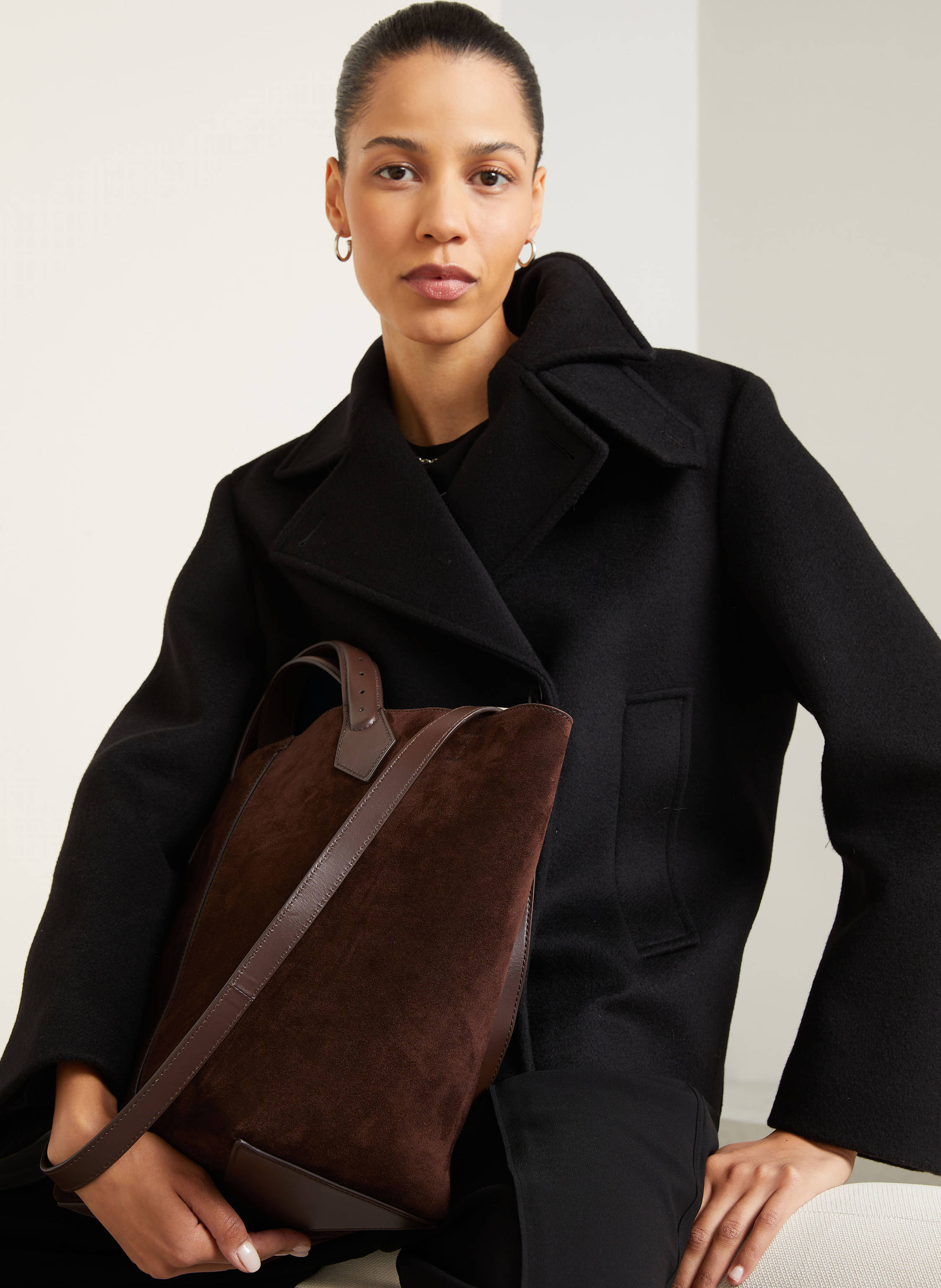 Thumbnail - Proenza Schouler Shopper Large Mit Pouch braun