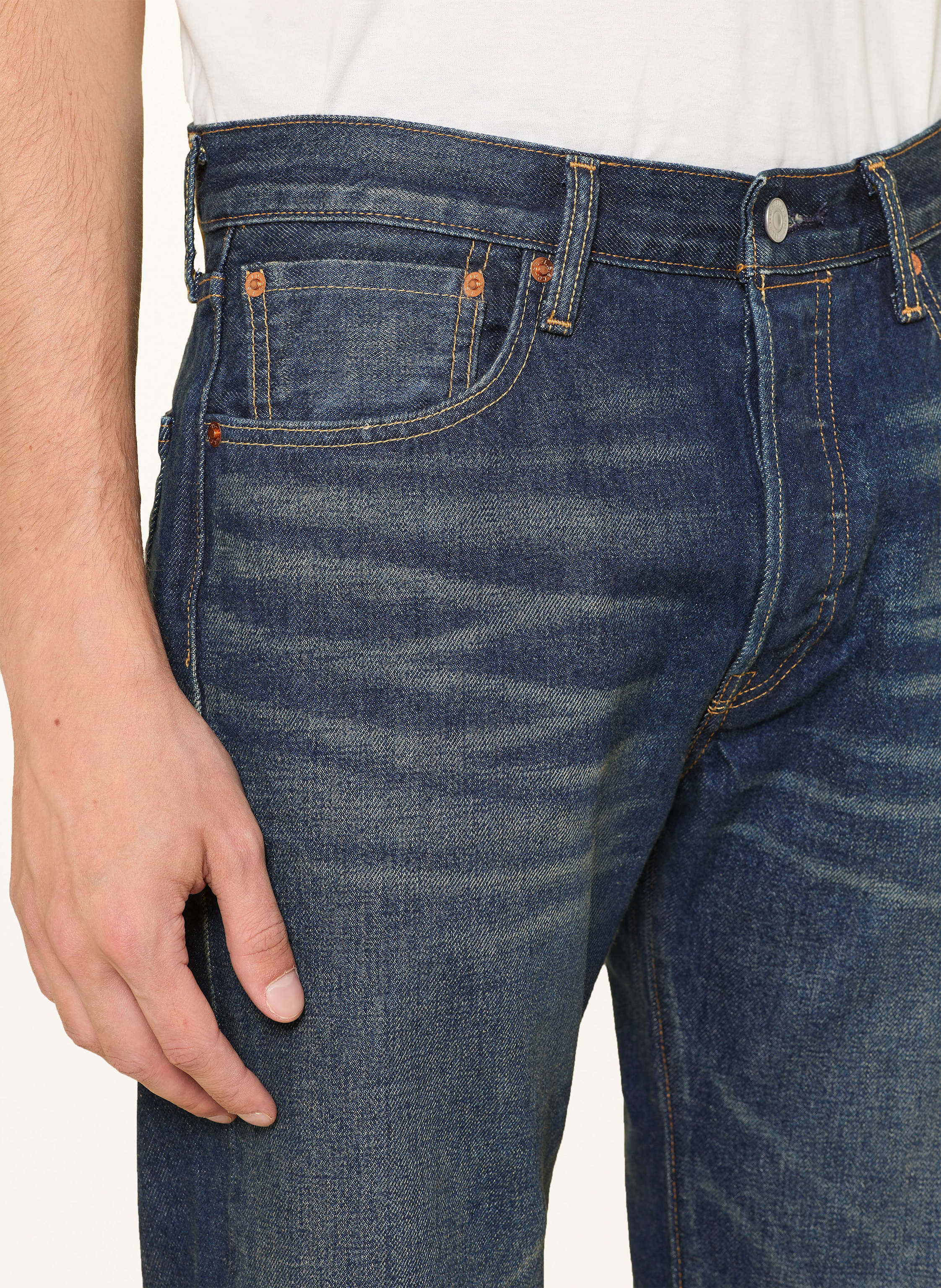 Thumbnail - Levi's® Jeans 501 Straight Fit blau