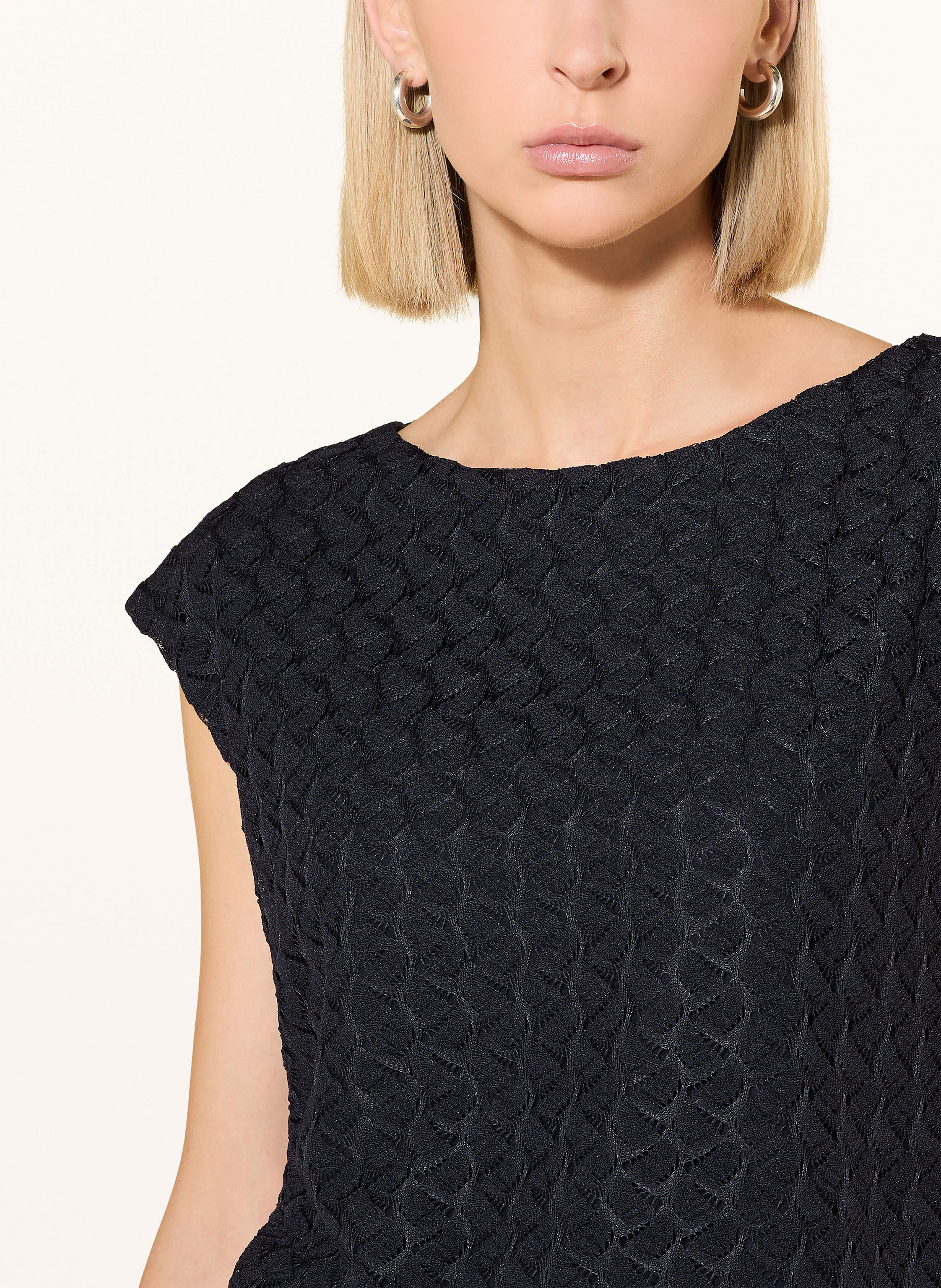 Thumbnail - S.Oliver Black Label Spitzentop blau