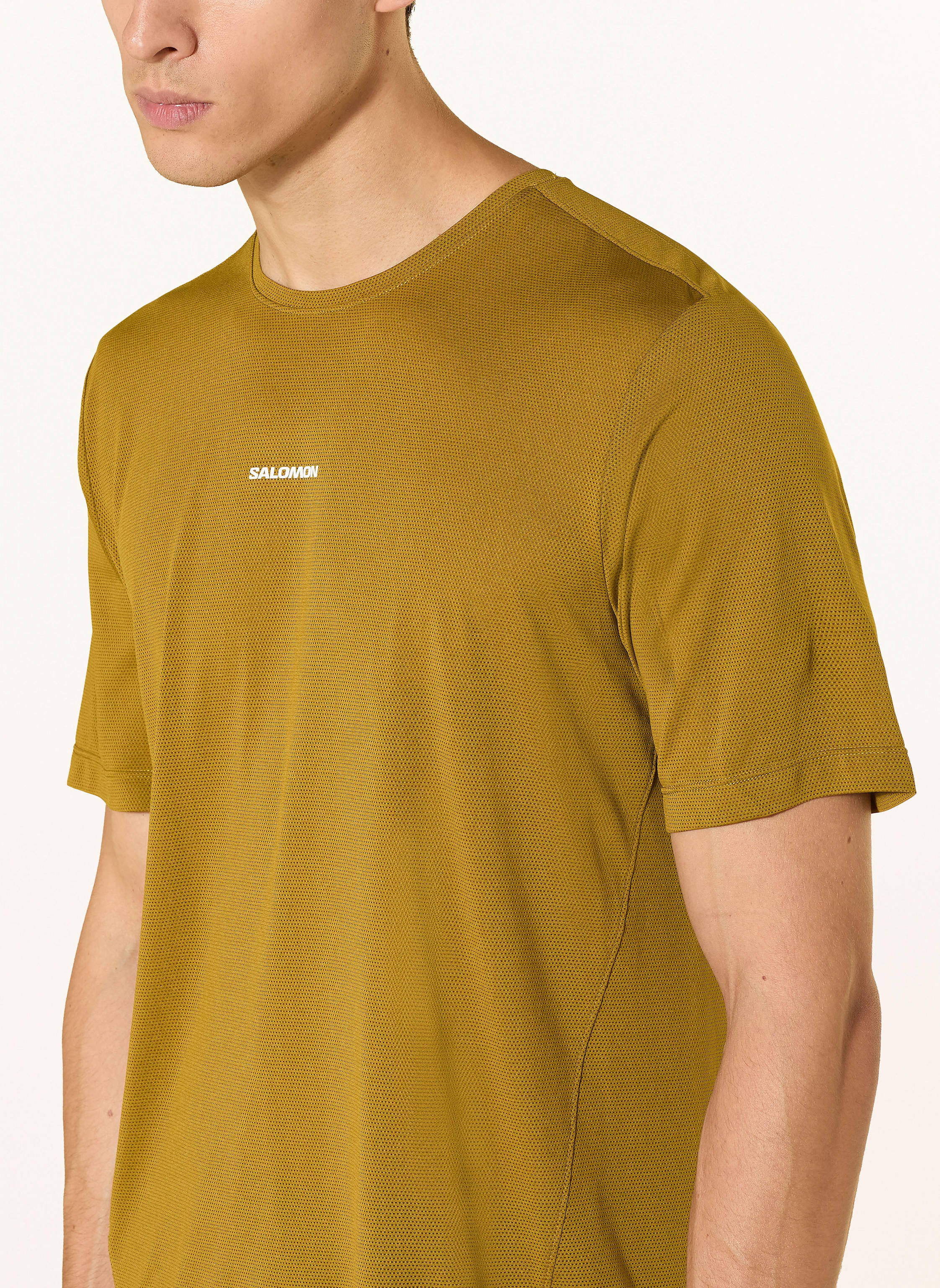 Thumbnail - Salomon Laufshirt Shakeout Core gelb