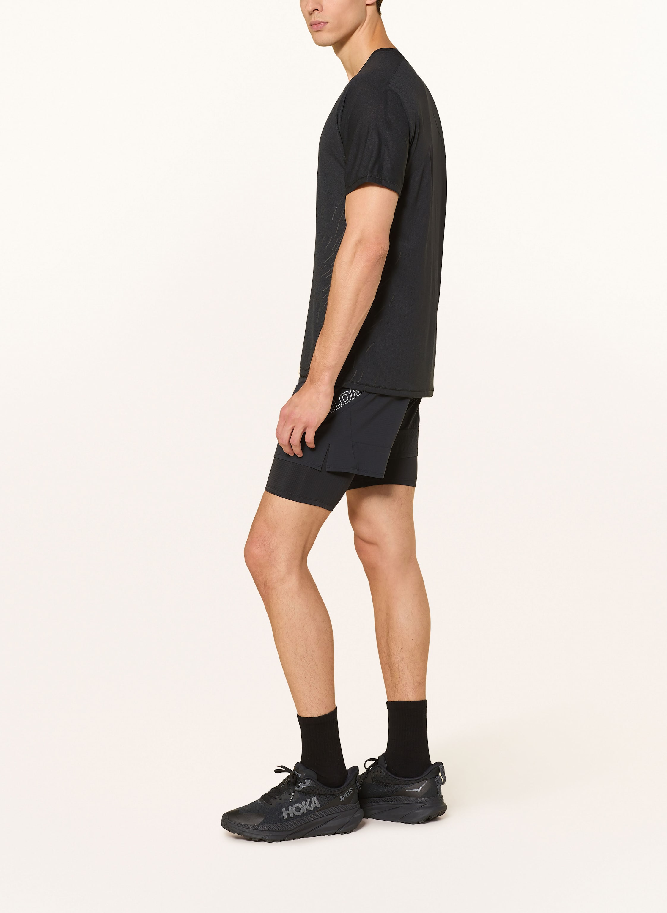 Thumbnail - Salomon 2-In-1-Laufshorts Sense Aero schwarz