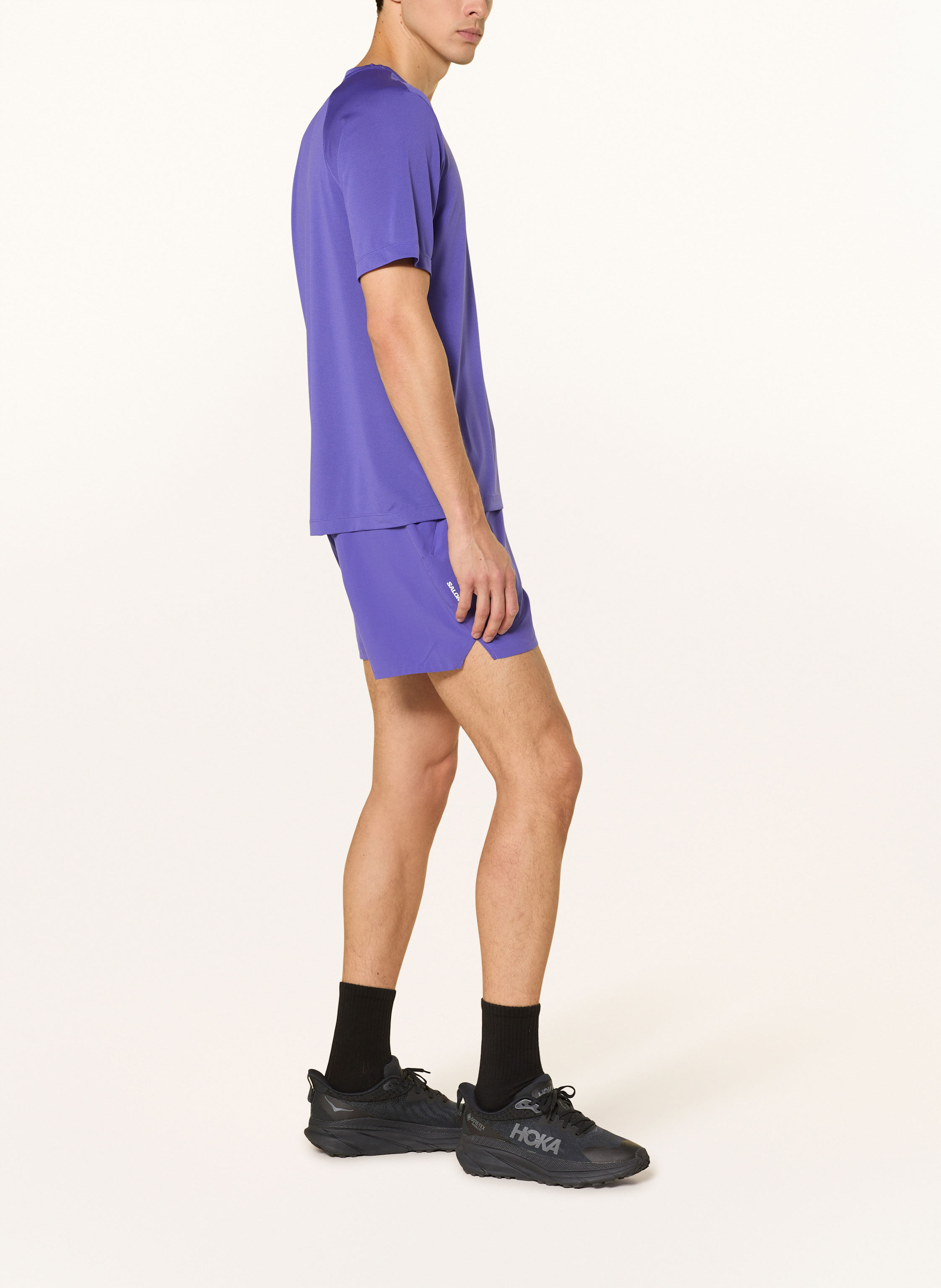 Thumbnail - Salomon 2-In-1-Laufshorts Shkout Core 5inch lila