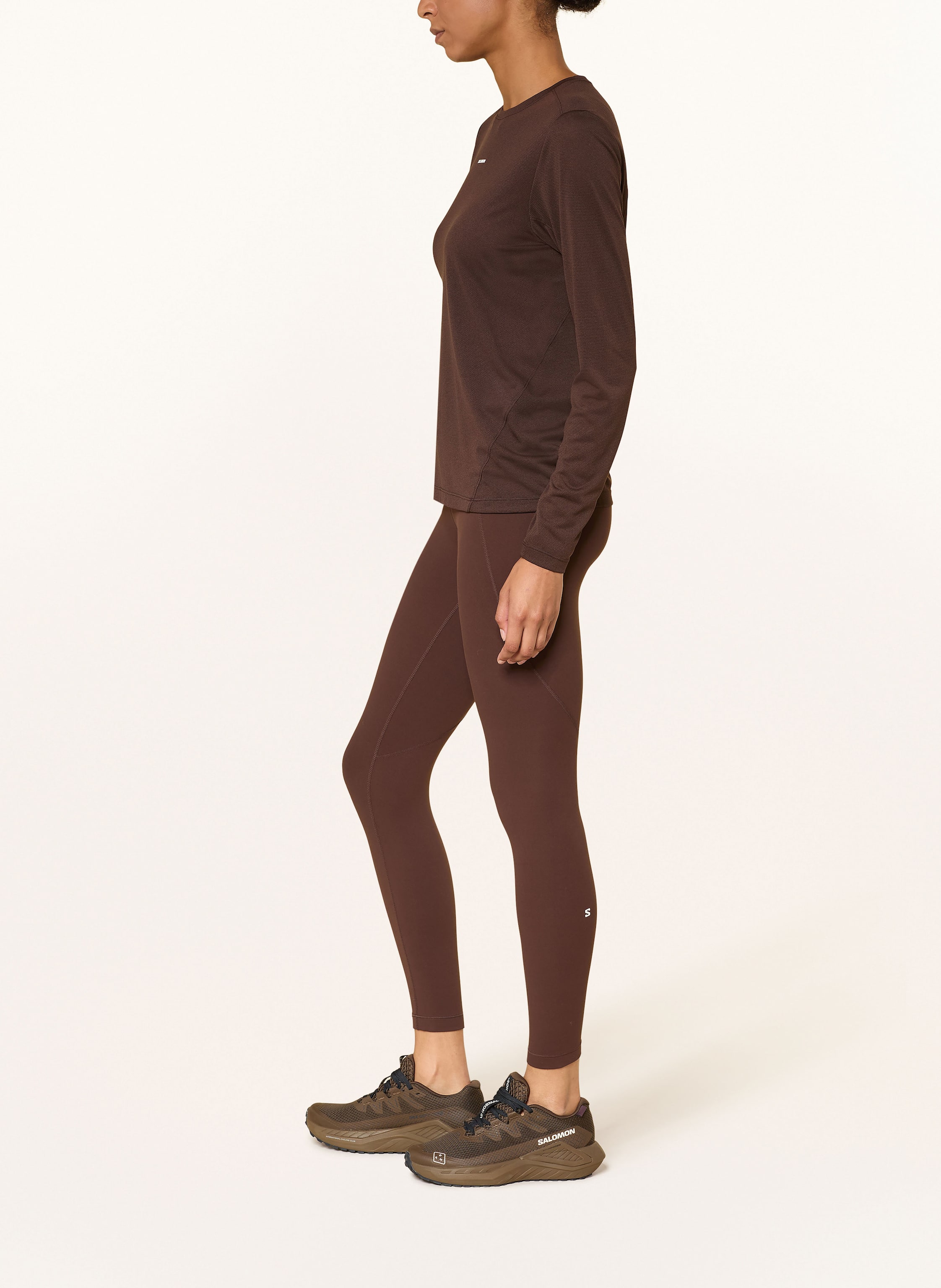Thumbnail - Salomon Lauf-Tights Shkout Bliss braun