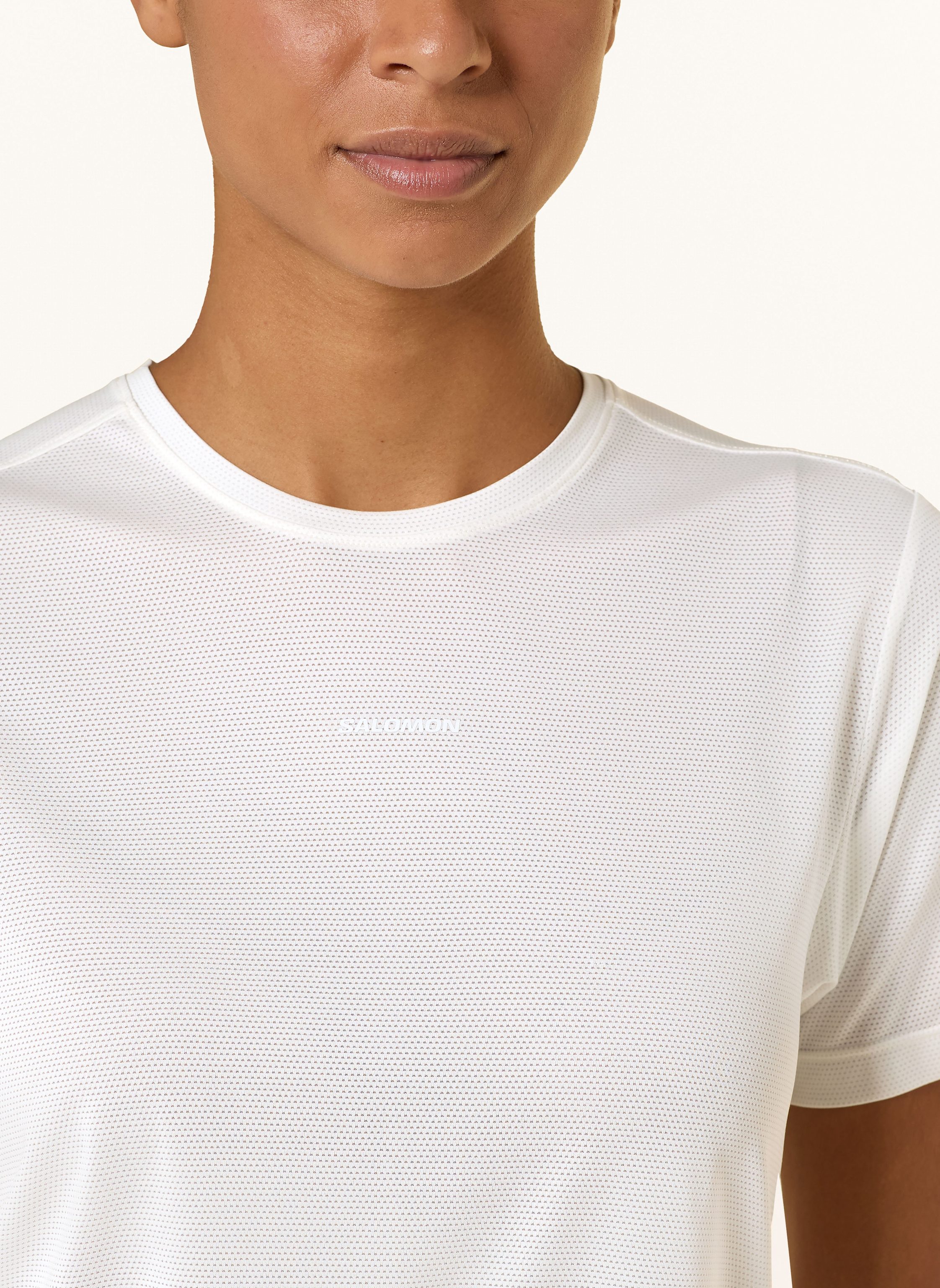 Thumbnail - Salomon Laufshirt Shakeout Core weiss