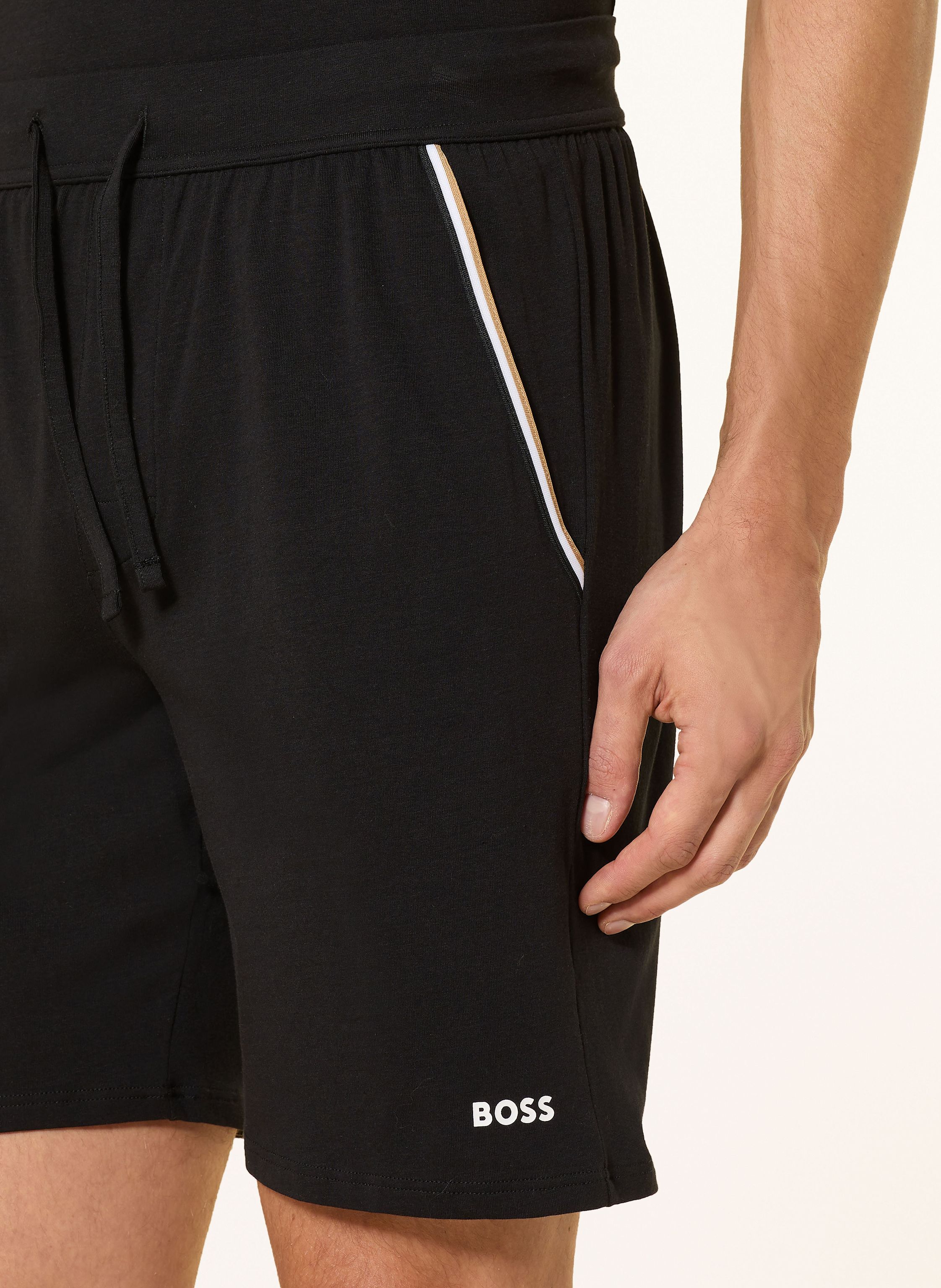 Thumbnail - Boss Schlafshorts schwarz
