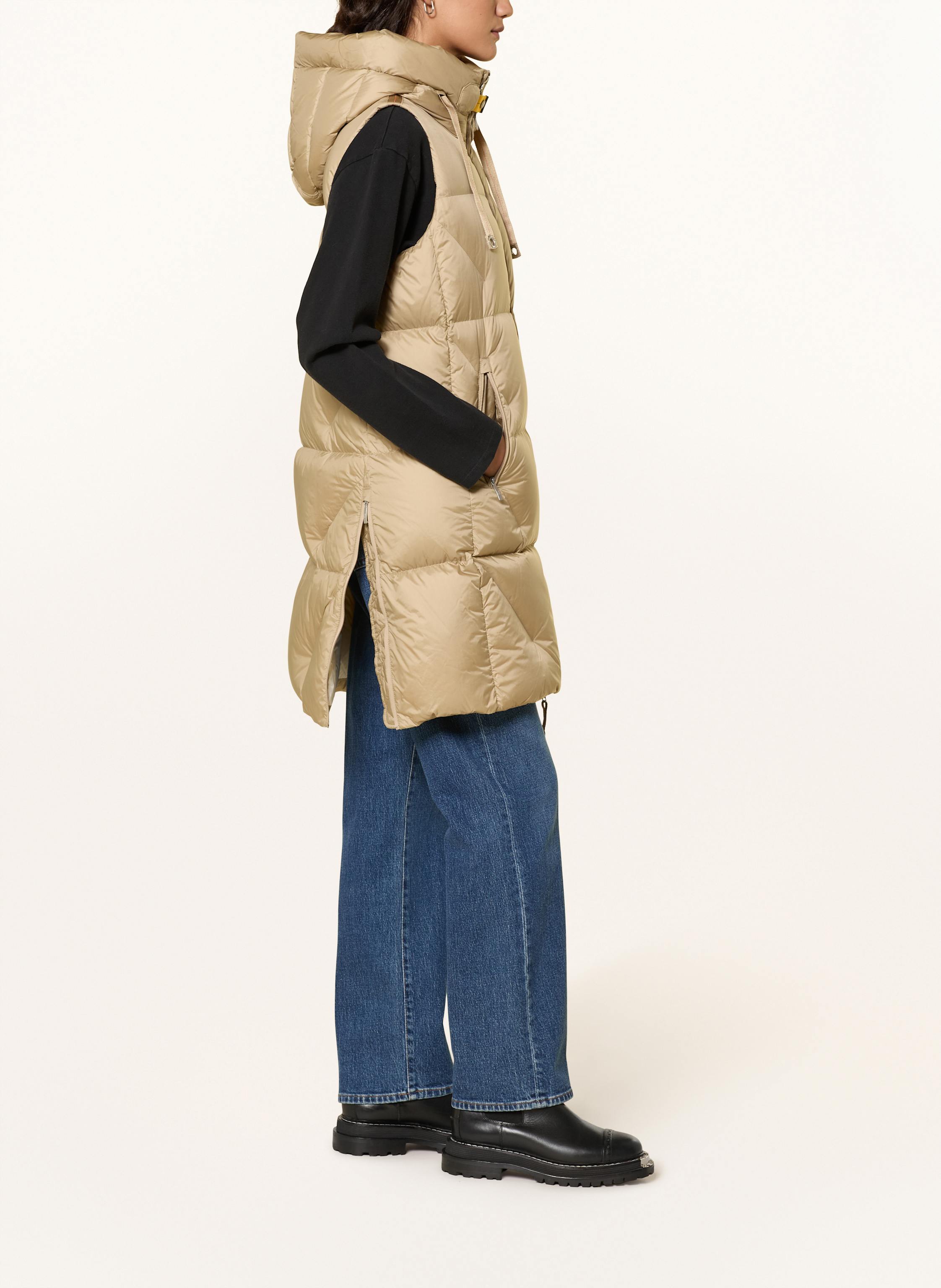 Thumbnail - Parajumpers Daunenweste Zuli beige