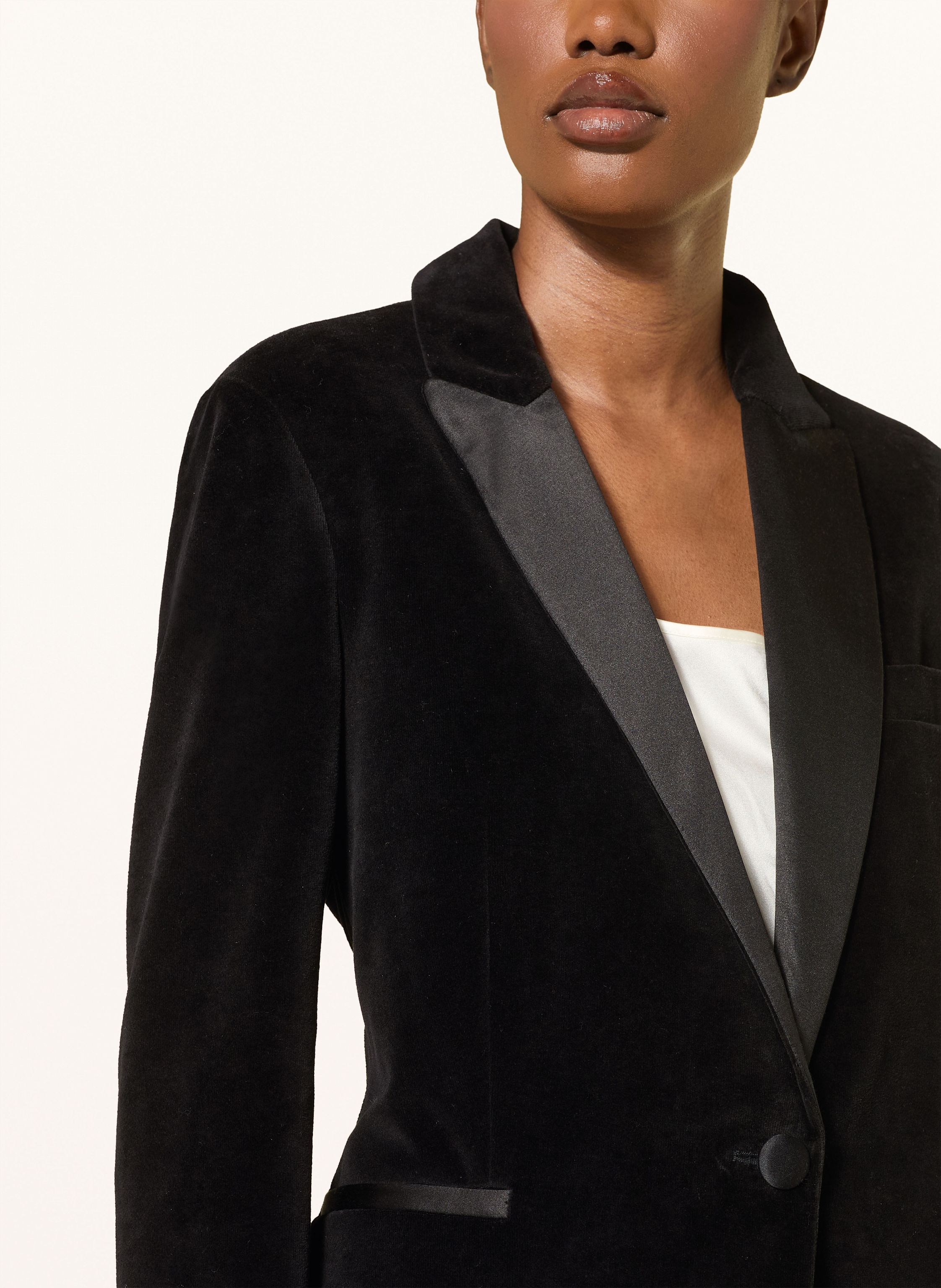 Thumbnail - Circolo 1901 Samtblazer schwarz