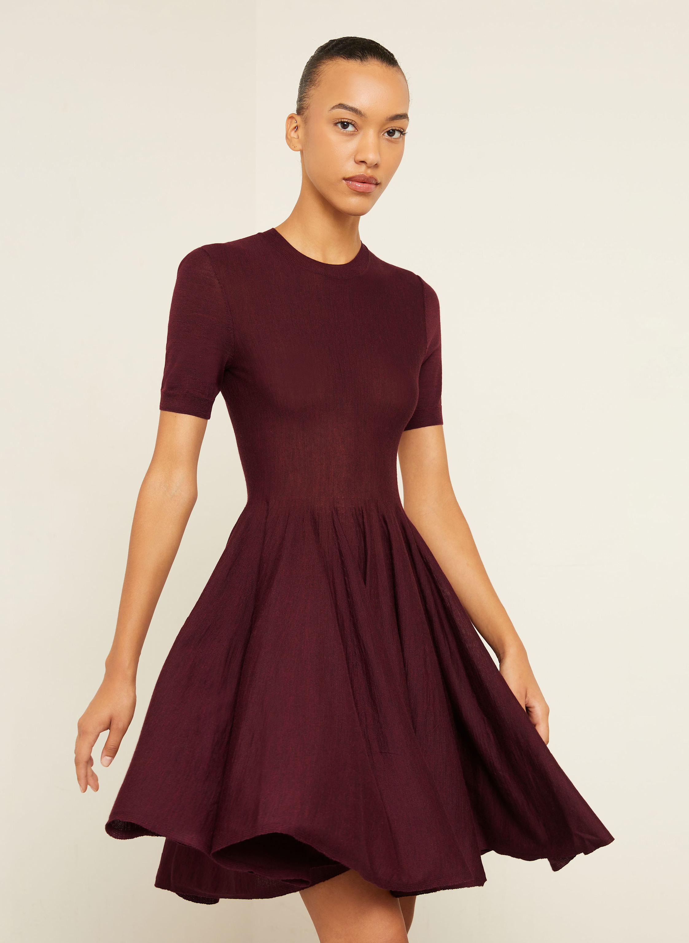 Thumbnail - Alaïa Kleid Skater rot