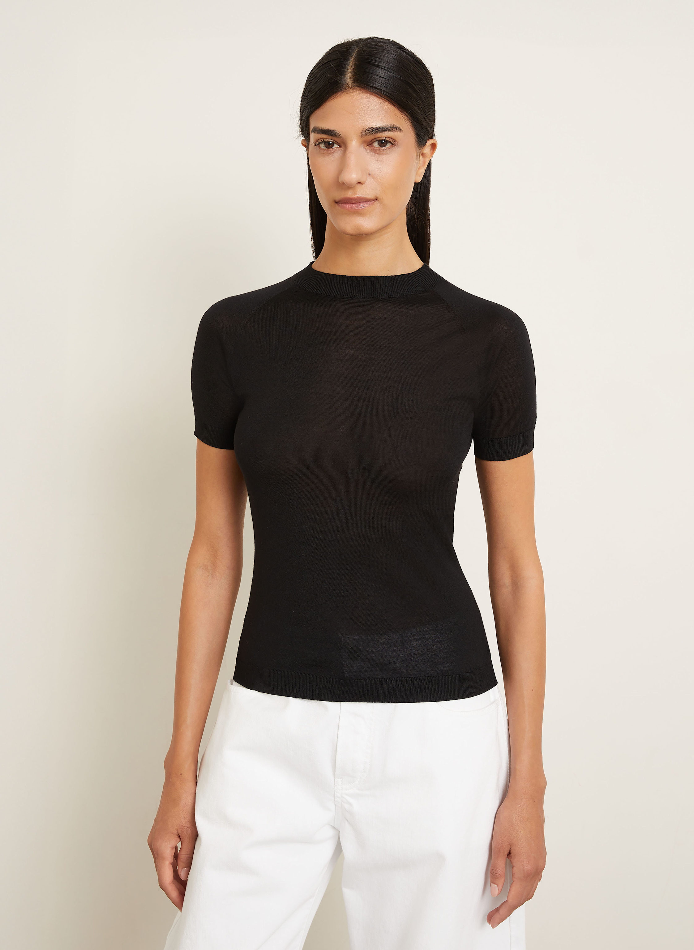 Thumbnail - Alaïa Strickshirt schwarz