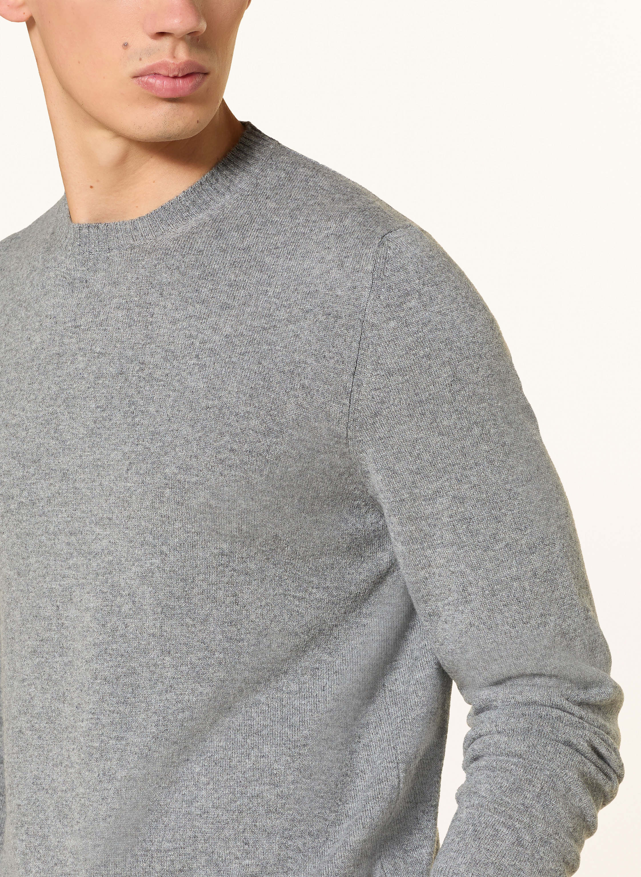 Thumbnail - Fedeli Cashmere-Pullover grau