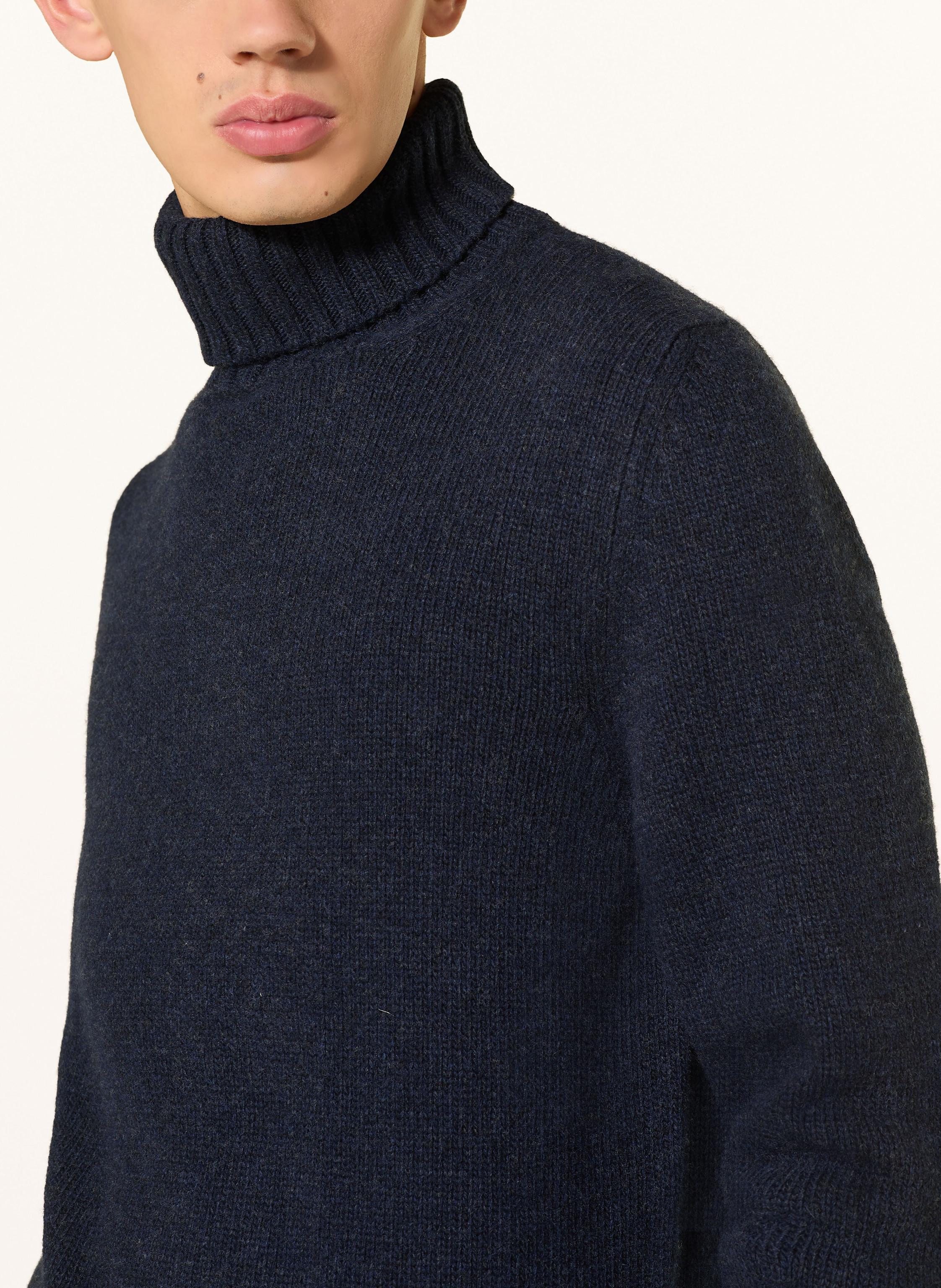 Thumbnail - Fedeli Rollkragenpullover Mit Cashmere blau
