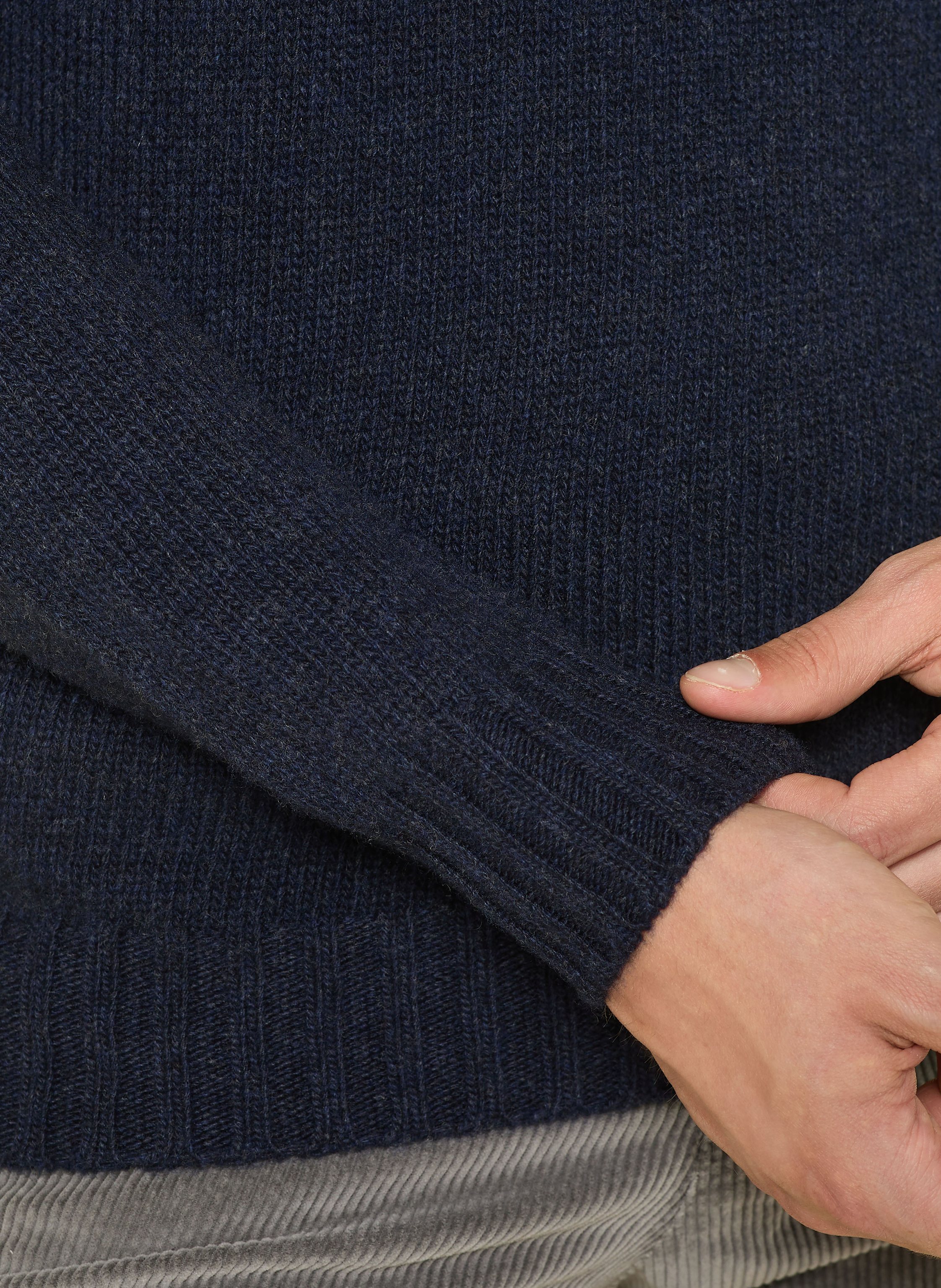 Thumbnail - Fedeli Rollkragenpullover Mit Cashmere blau