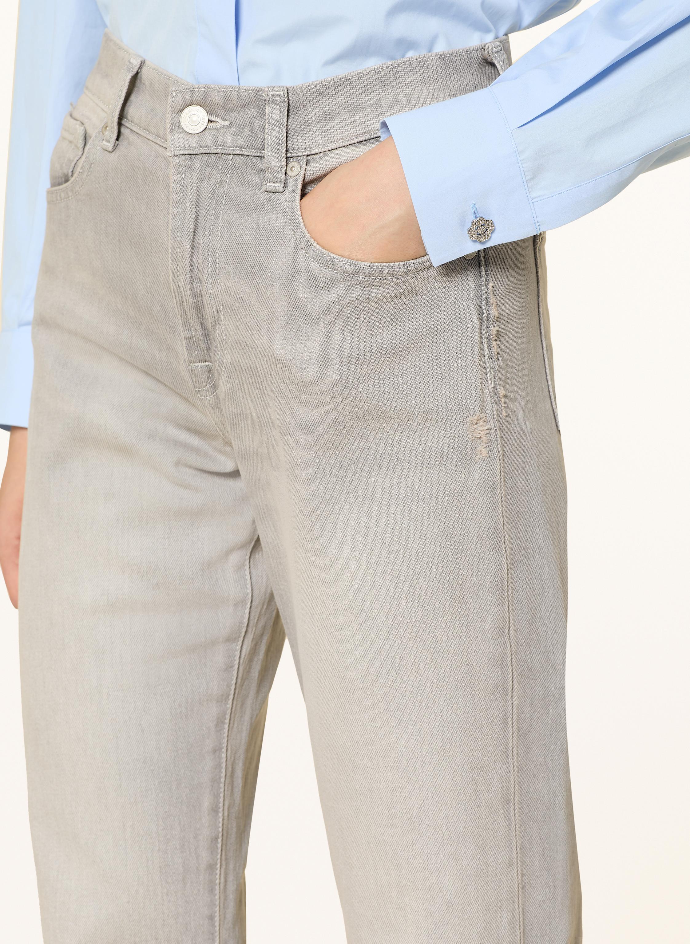 Thumbnail - 7 For All Mankind Straight Jeans Tess grau