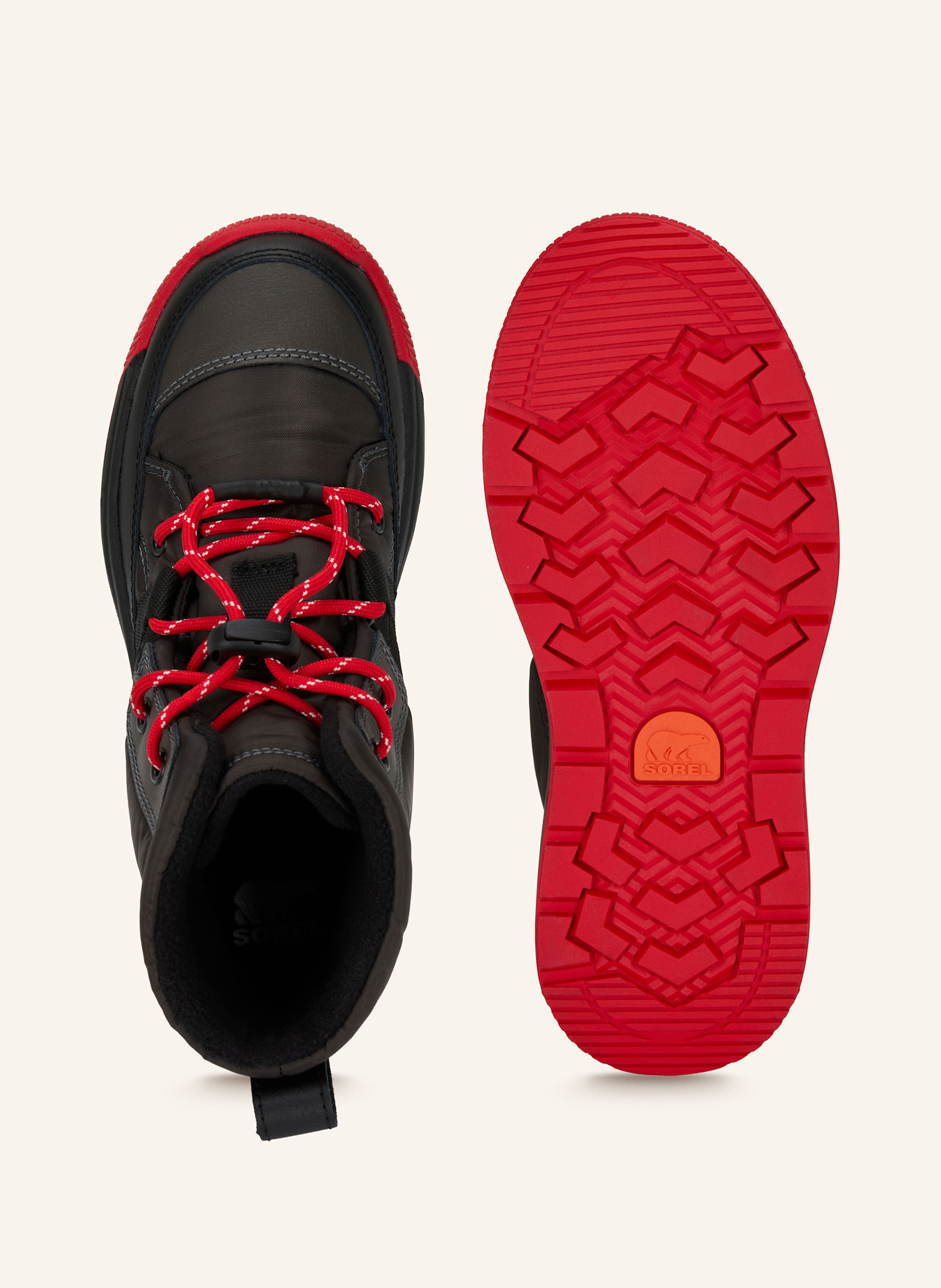 Thumbnail - Sorel Schnürboots Whitney Iii Mid Wp grau