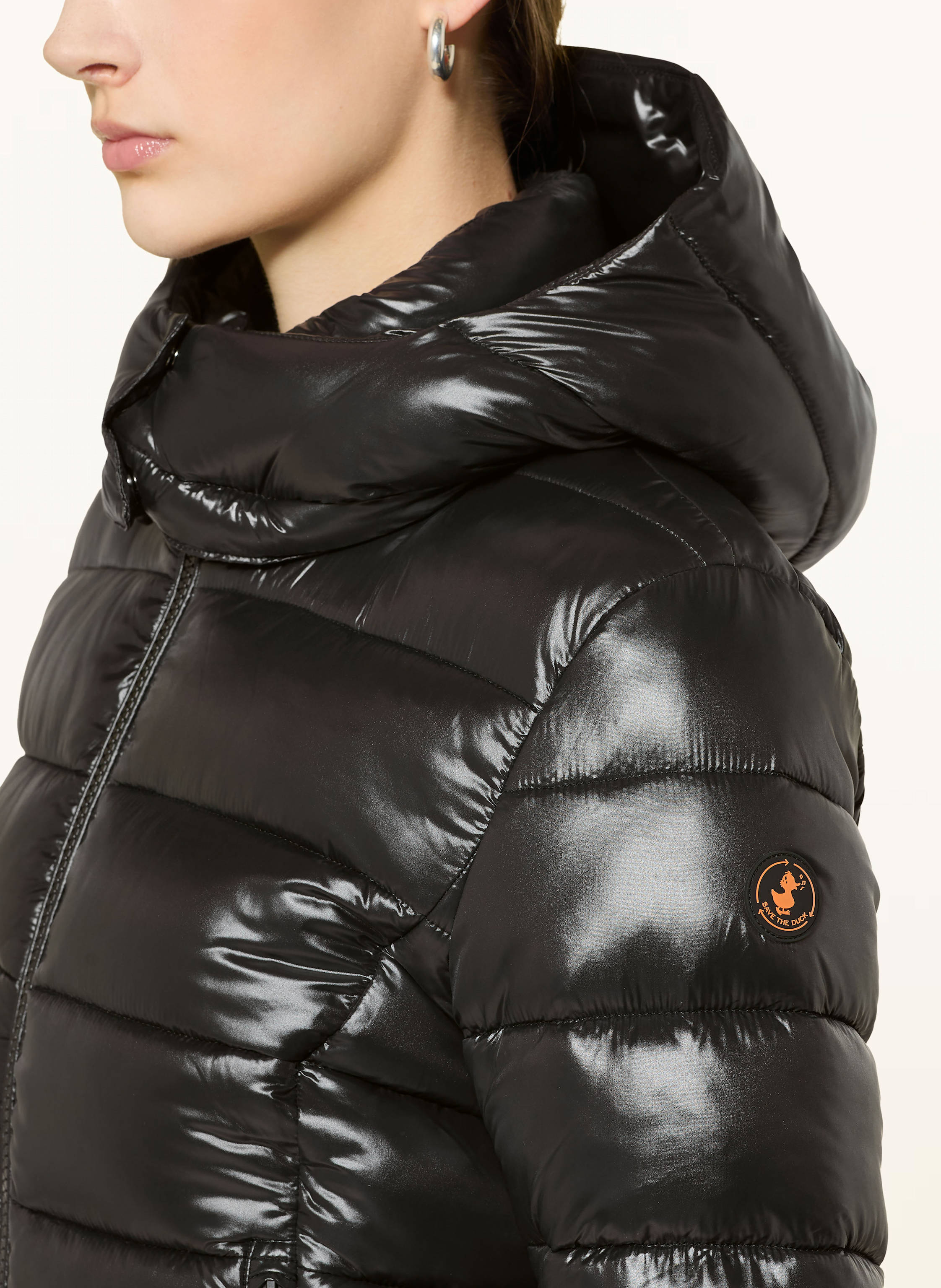 Thumbnail - Save The Duck Steppjacke Cosmary Mit Abnehmbarer Kapuze schwarz