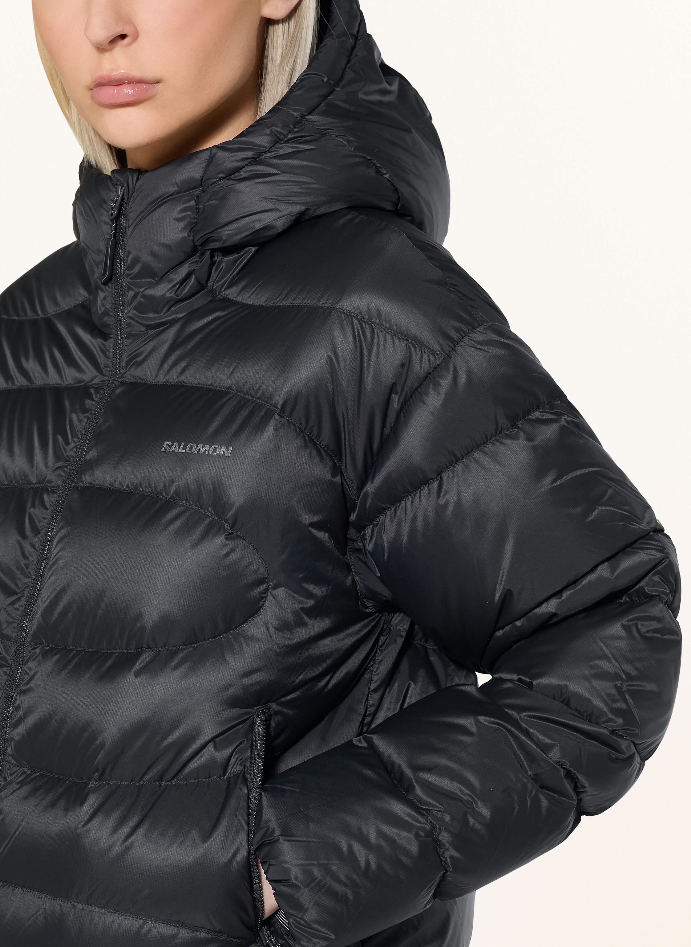 Thumbnail - Salomon Daunenjacke Outline Novelty schwarz