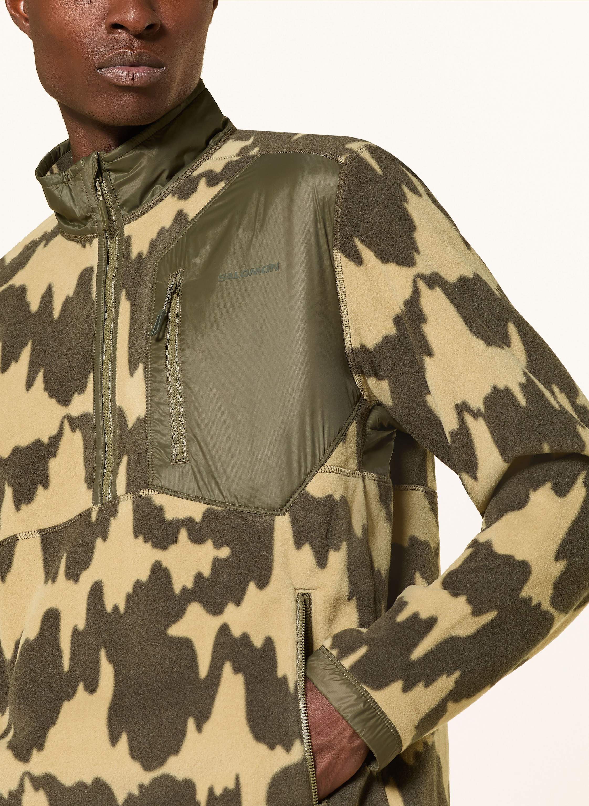 Thumbnail - Salomon Fleecejacke Chroma gruen