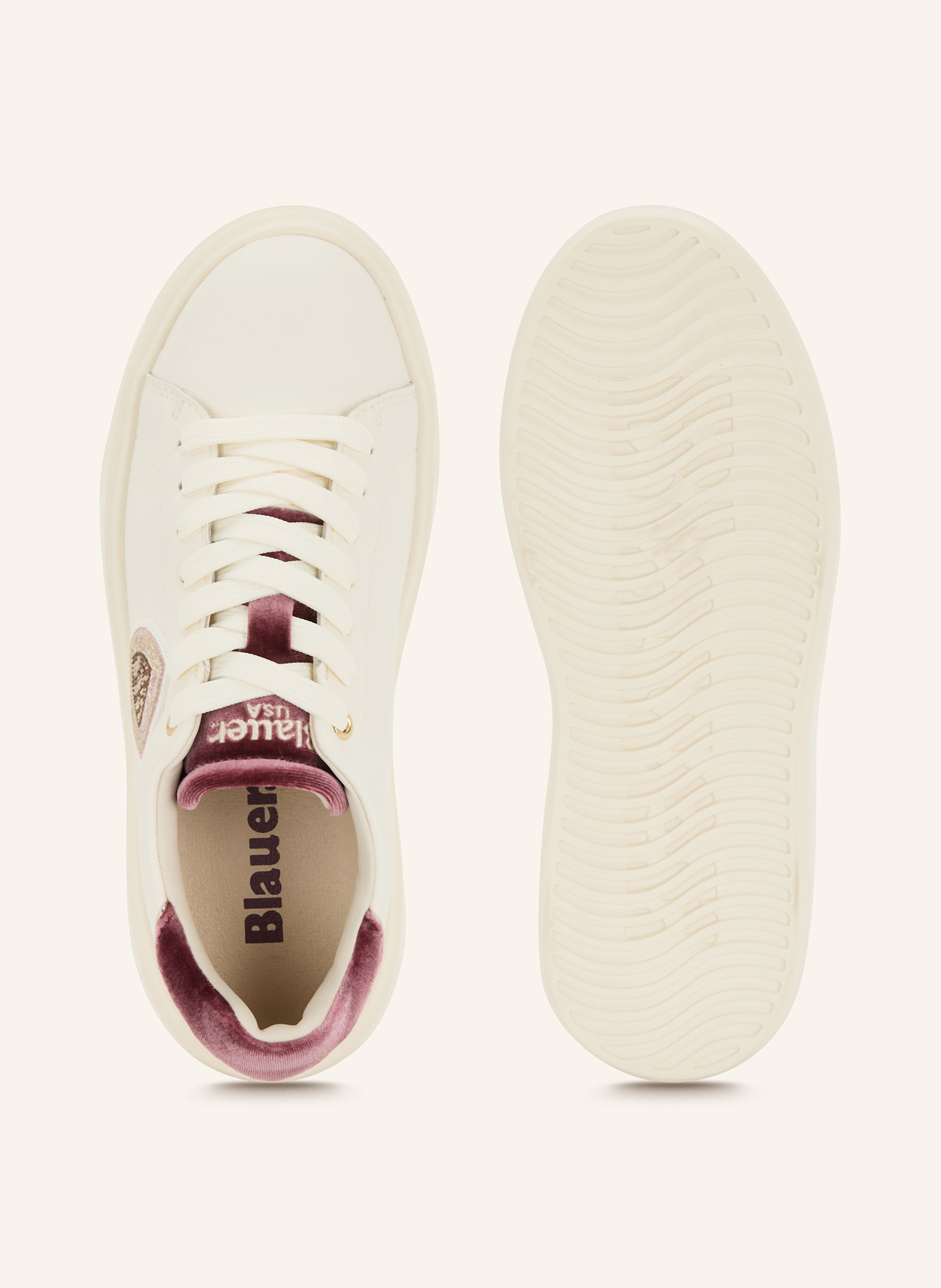 Thumbnail - Blauer Sneaker venus01 weiss