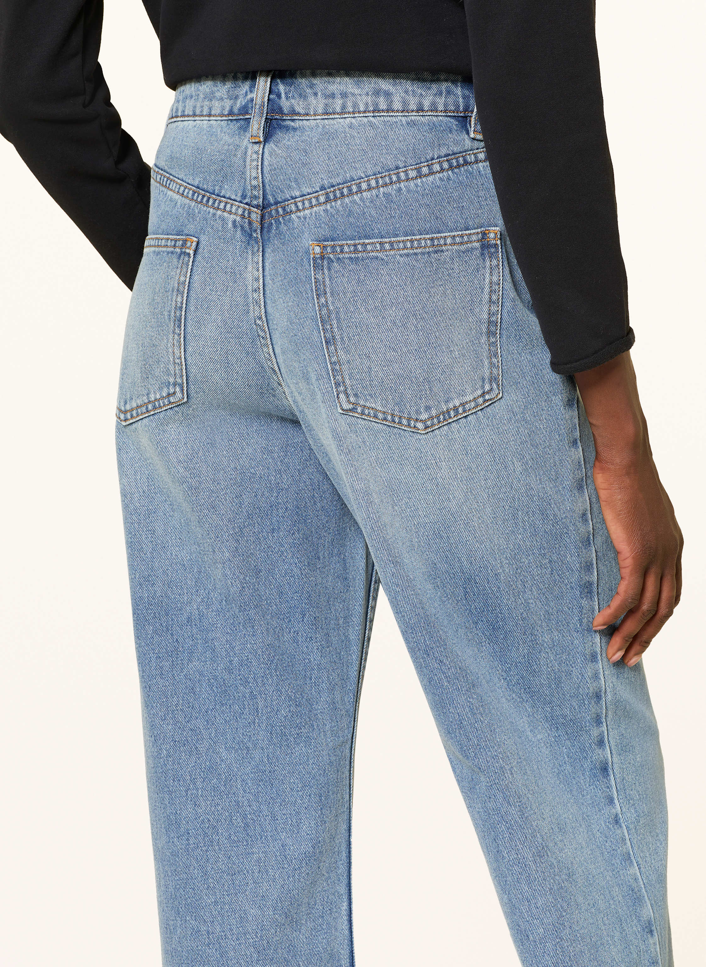 Thumbnail - Mrs & Hugs Straight Jeans blau