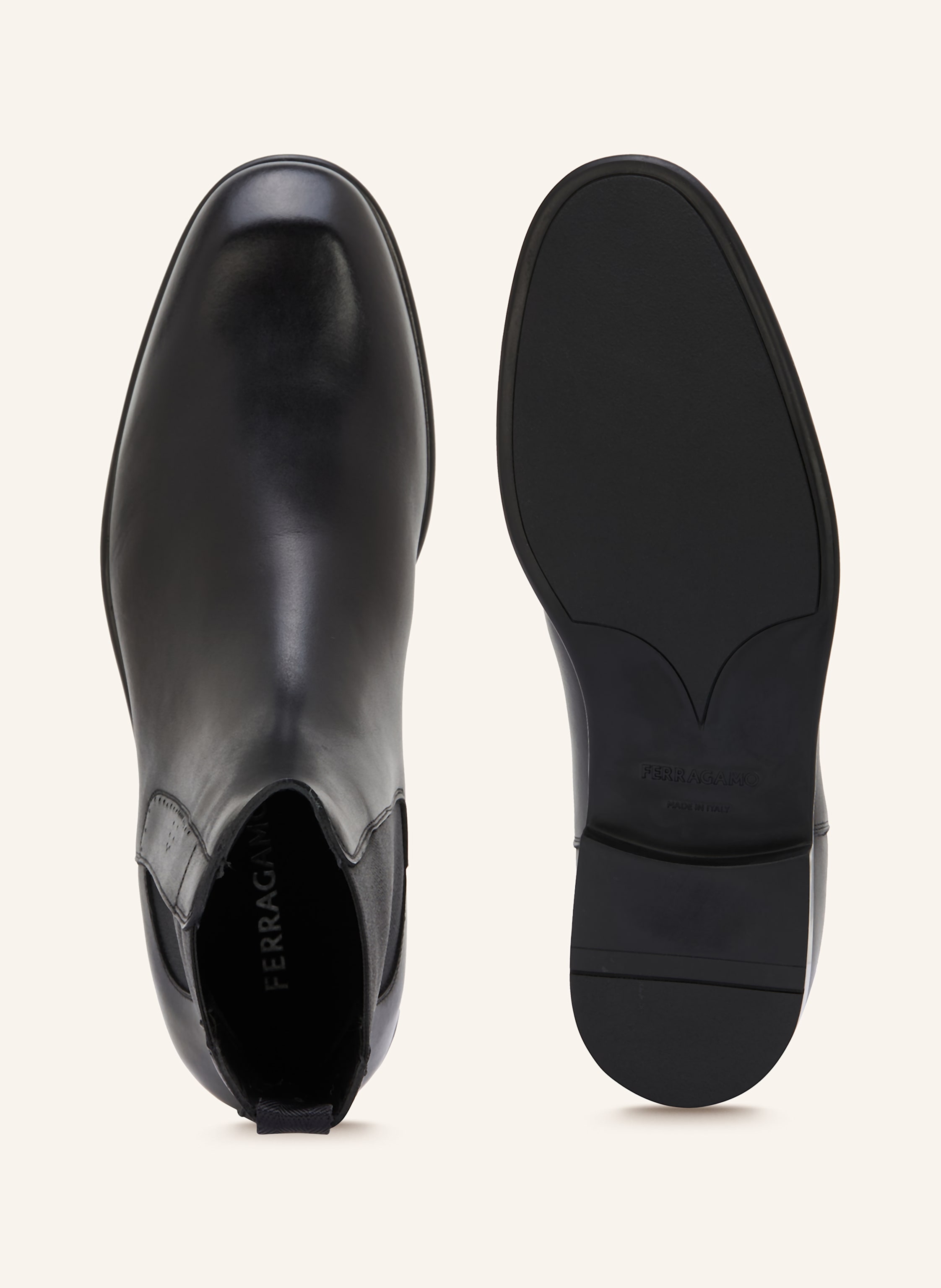 Thumbnail - Ferragamo Chelsea-Boots schwarz