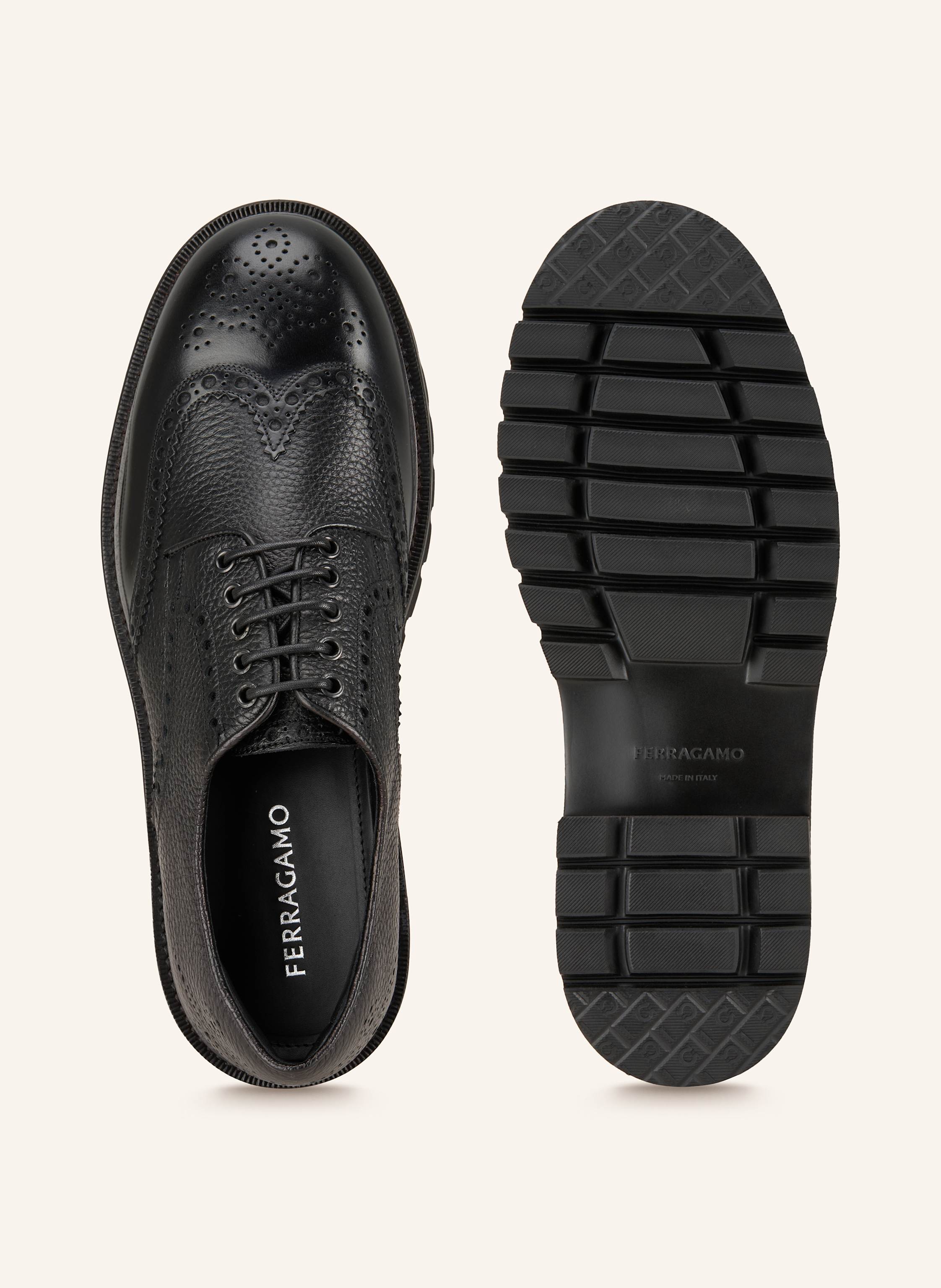 Thumbnail - Ferragamo Schnürer Aspen schwarz