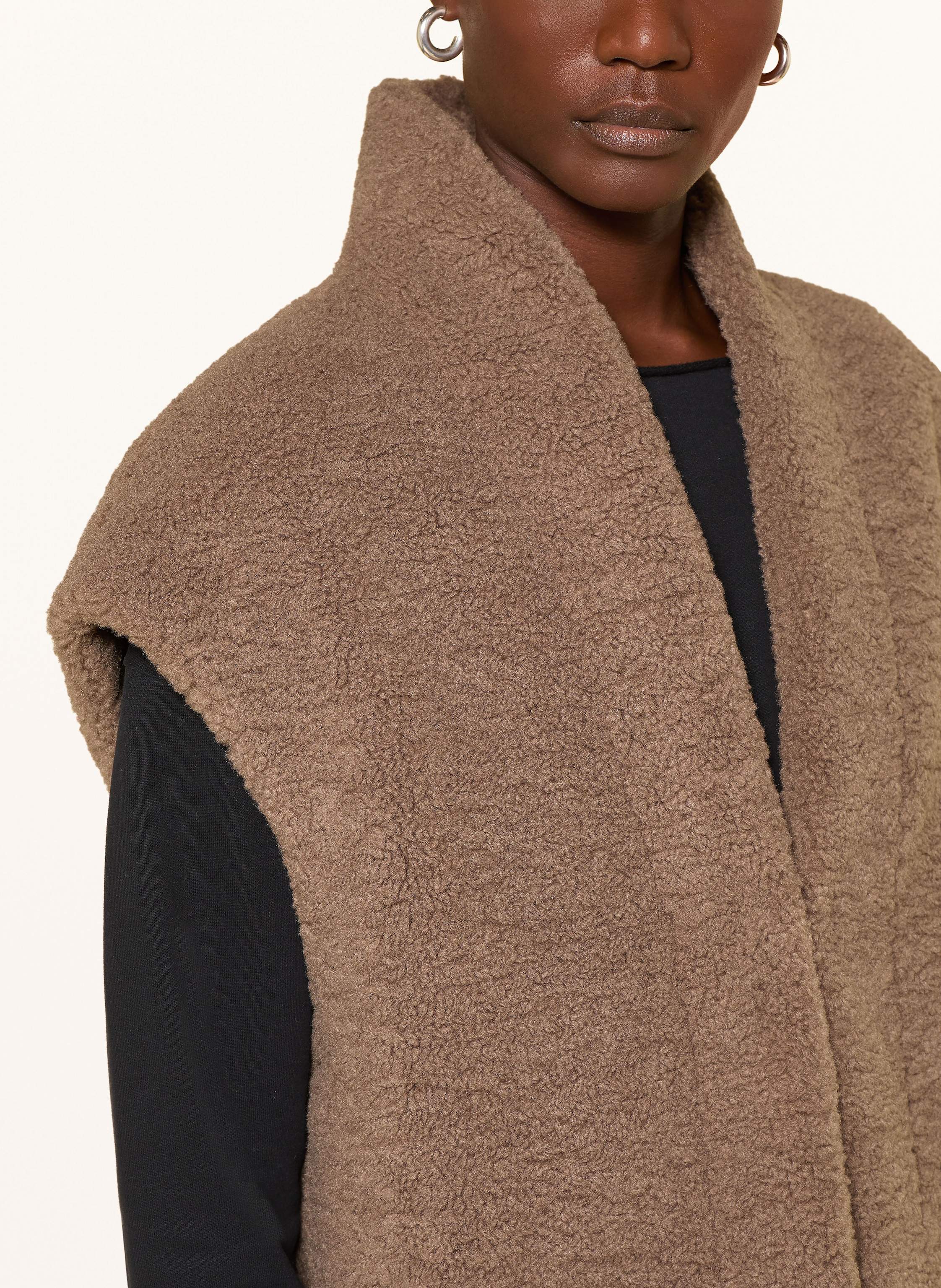 Thumbnail - Mrs & Hugs Teddyfell-Weste braun