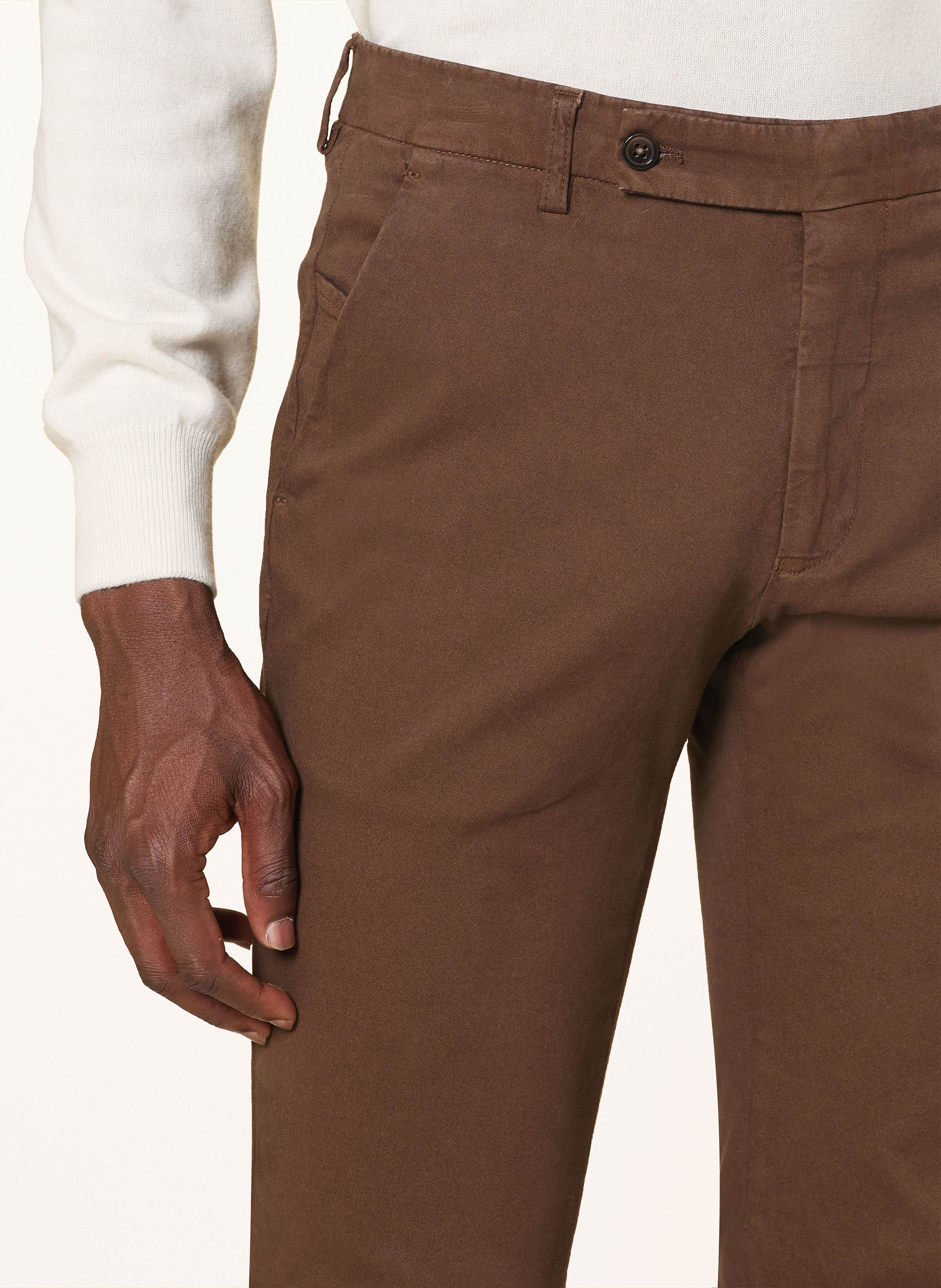 Thumbnail - Berwich Chino Morello Slim Fit braun