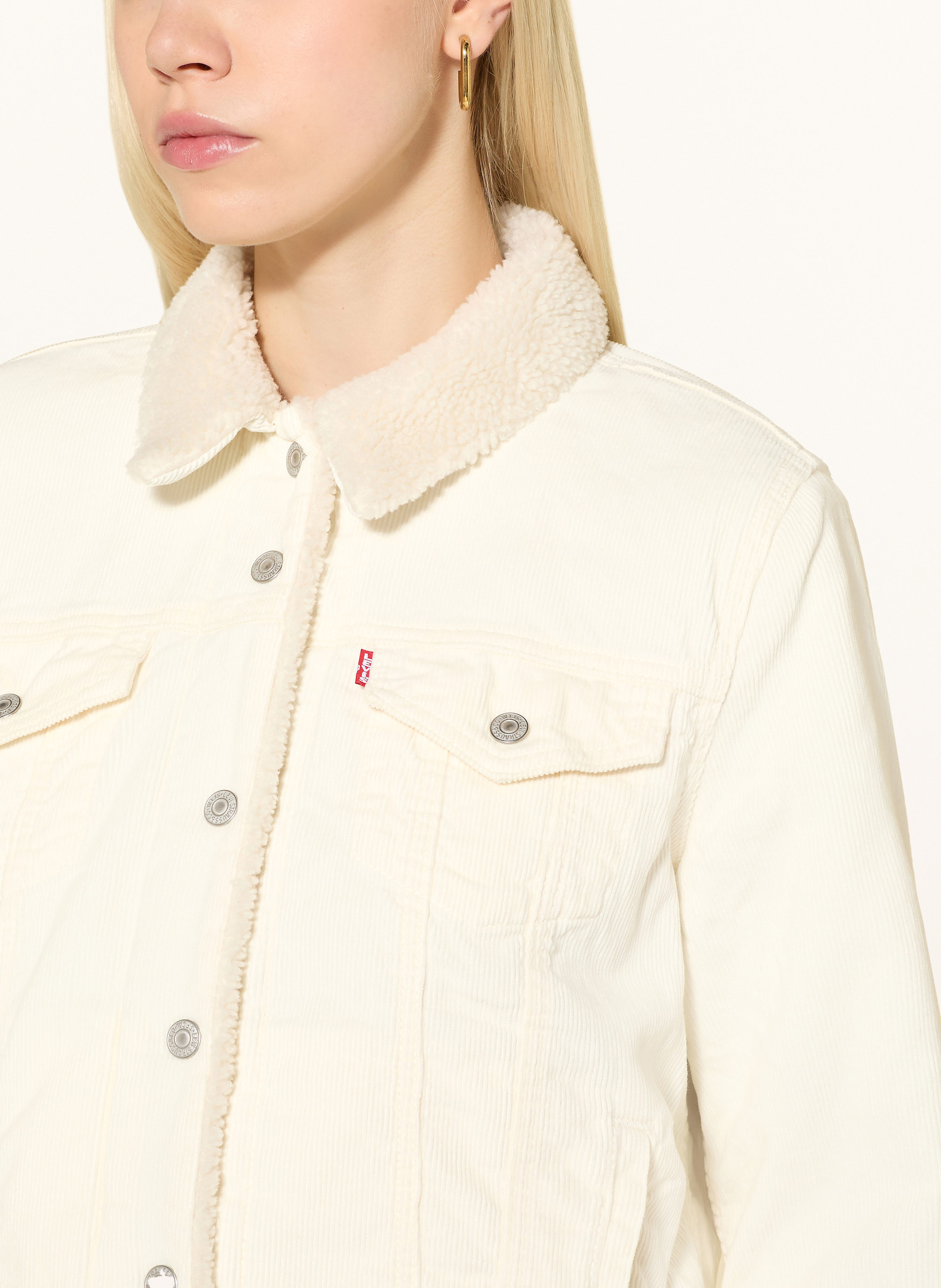 Thumbnail - Levi's® Cordjacke weiss