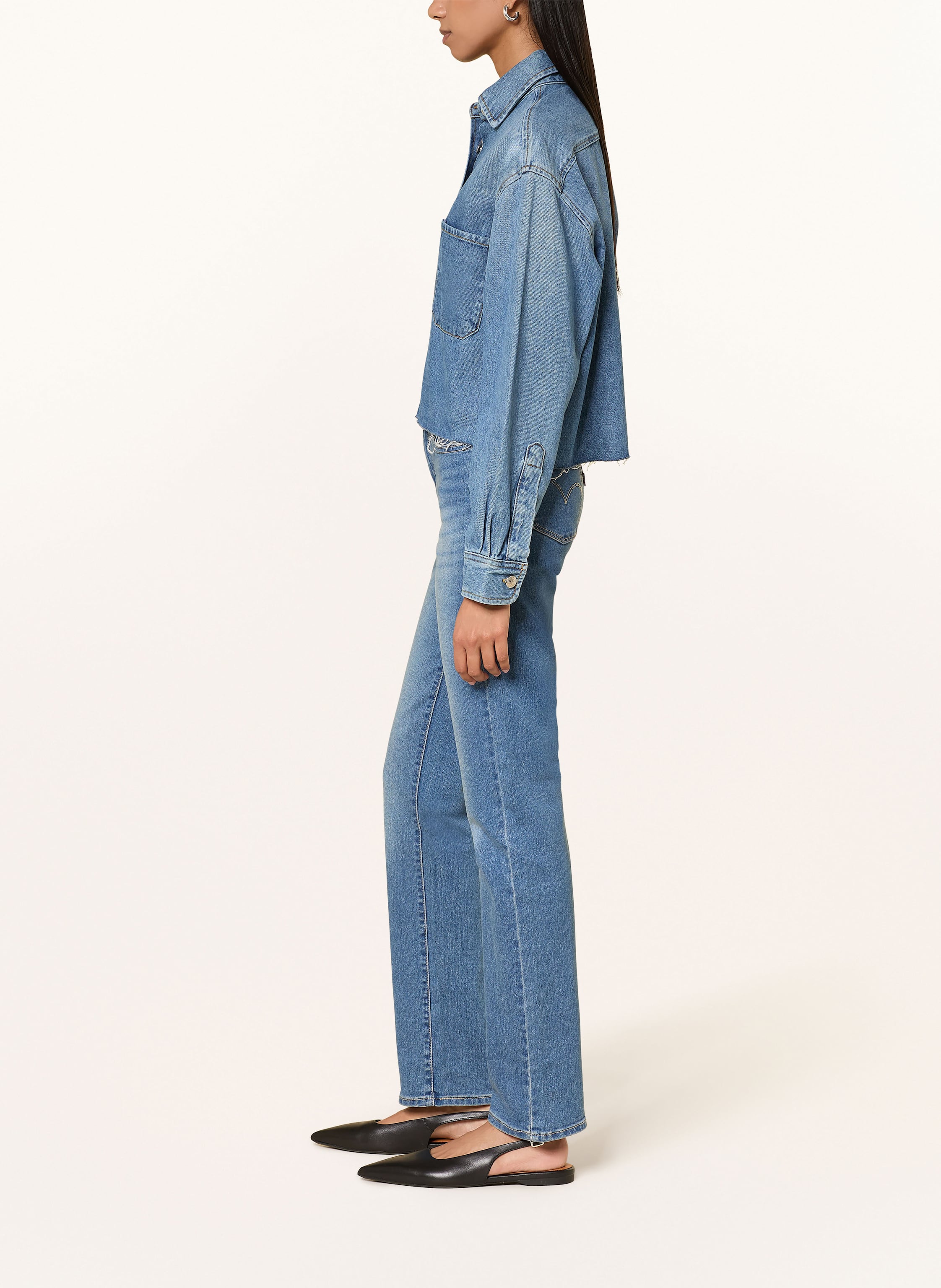 Thumbnail - Levi's® Straight Jeans 314 Shaping blau