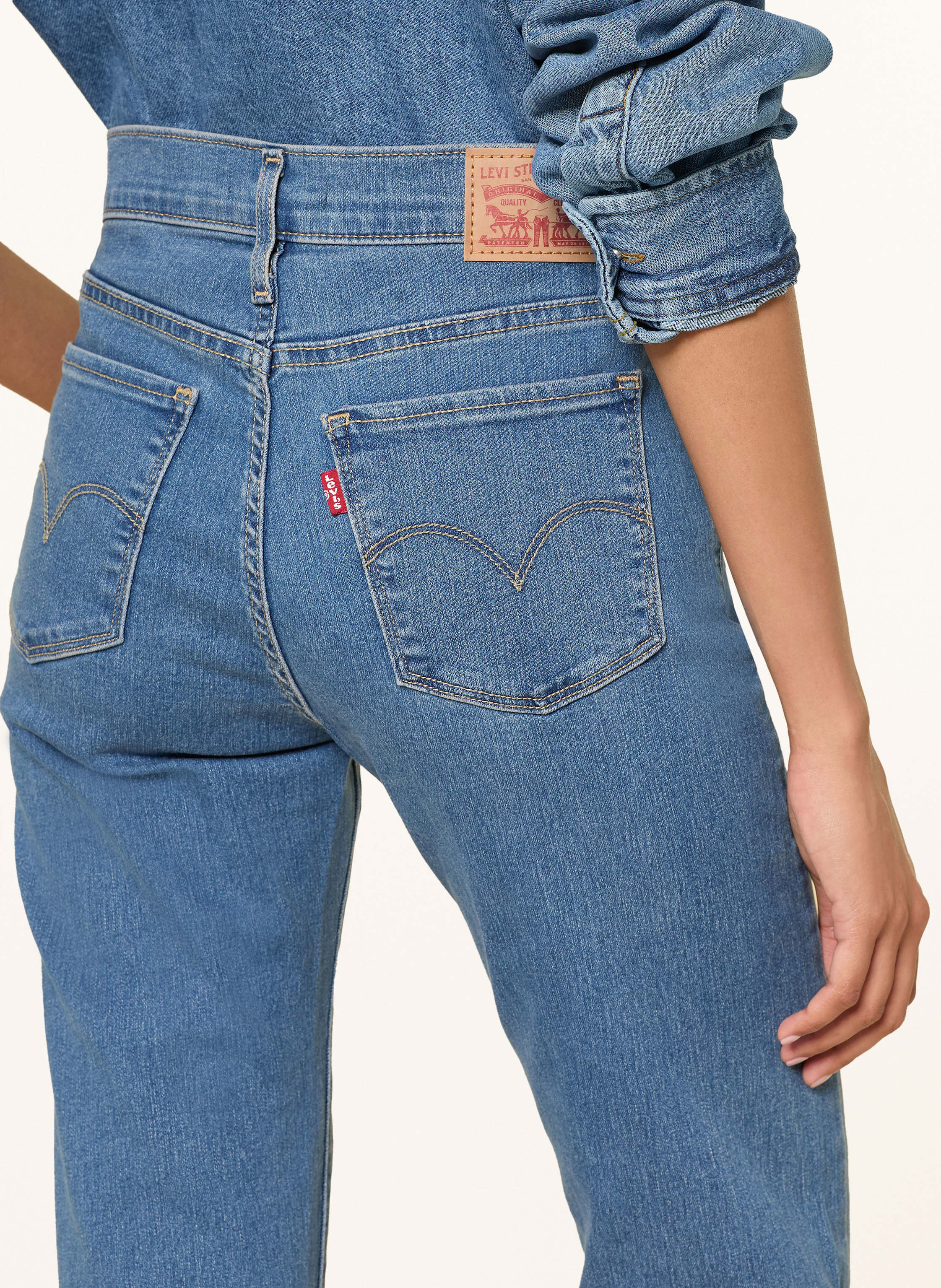 Thumbnail - Levi's® Straight Jeans 314 Shaping blau