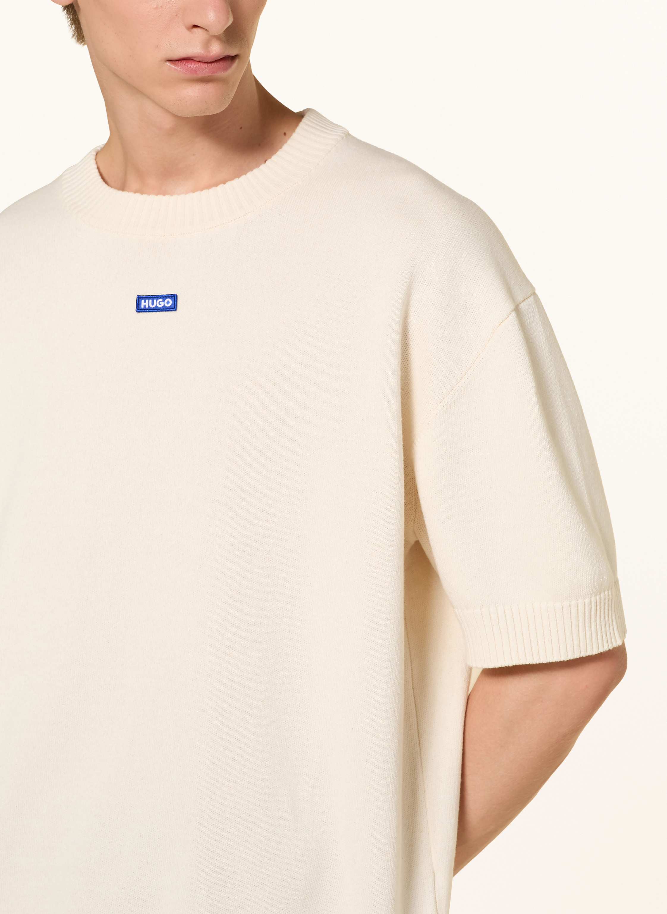 Thumbnail - Hugo Strickshirt San Carson weiss