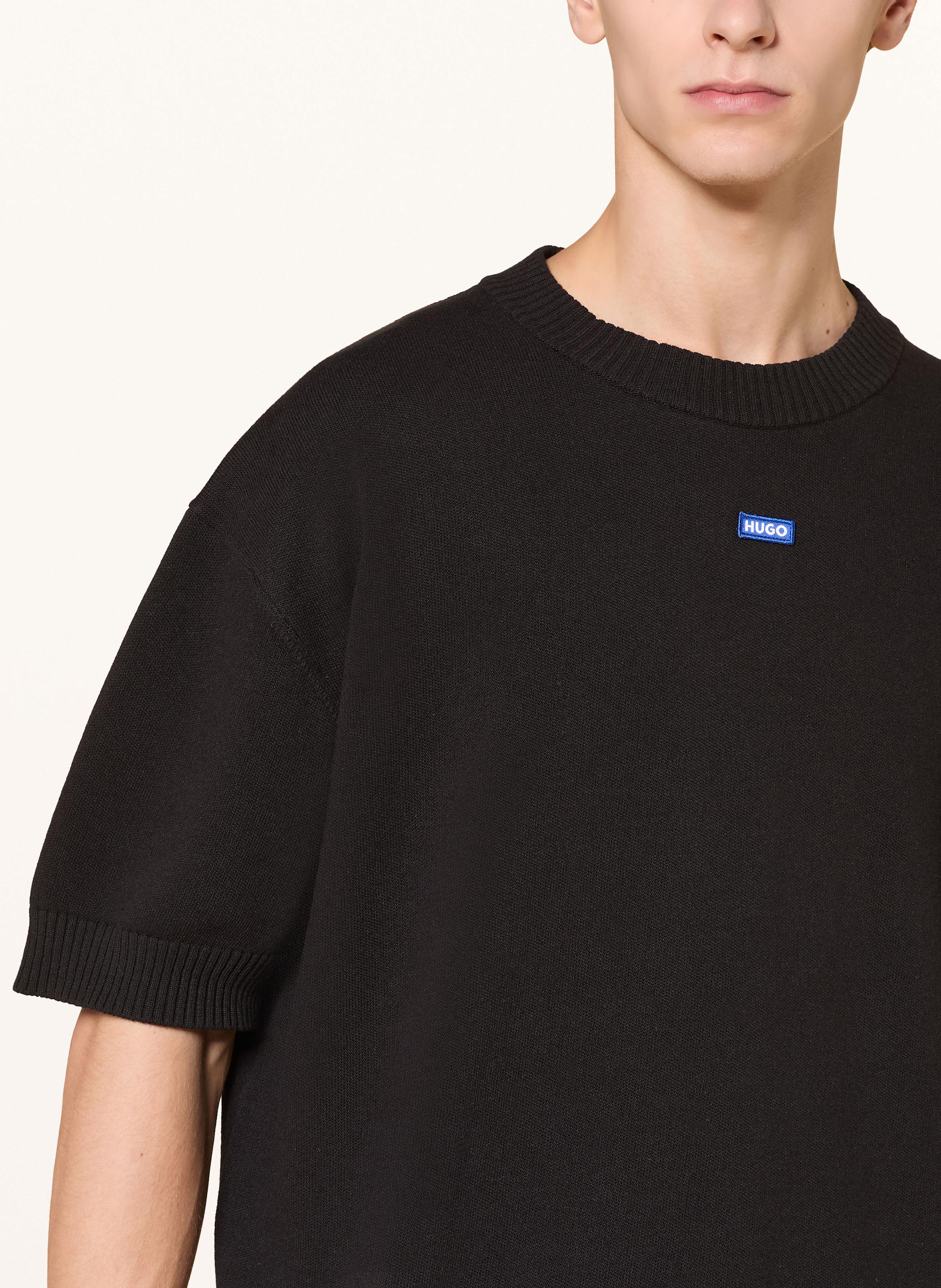 Thumbnail - Hugo Strickshirt San Carson schwarz