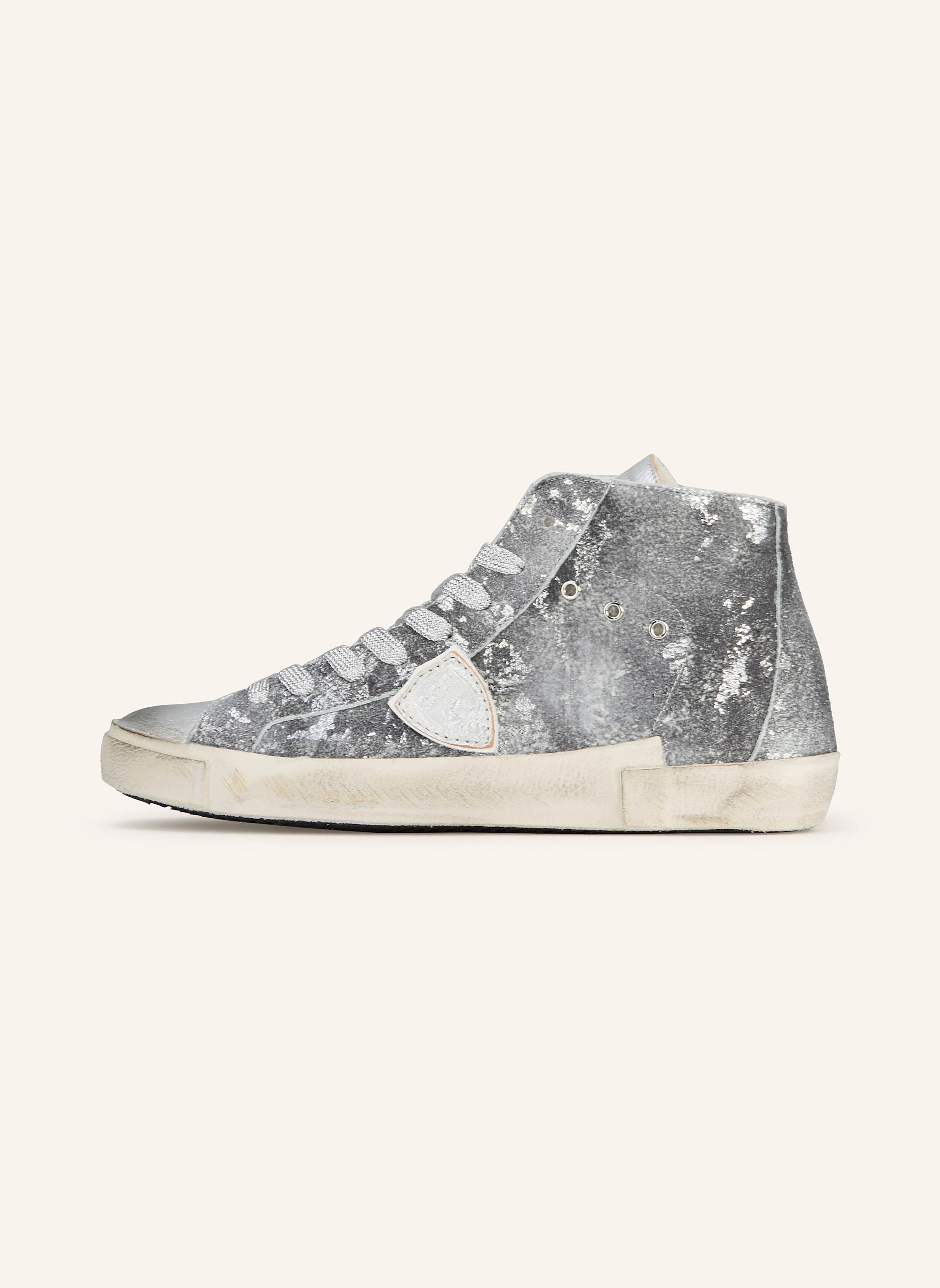 Thumbnail - Philippe Model Hightop-Sneaker silber