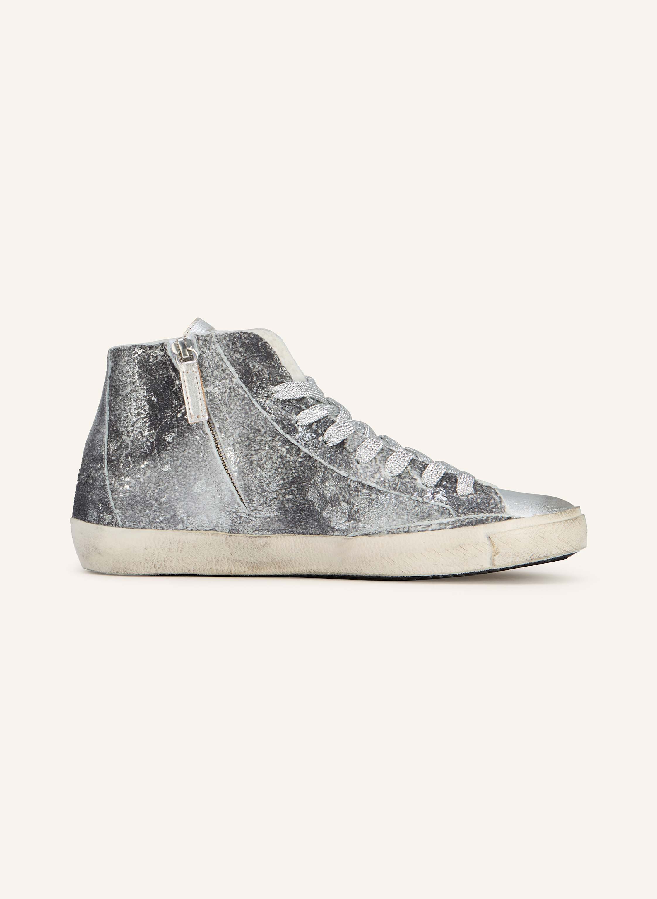 Thumbnail - Philippe Model Hightop-Sneaker silber