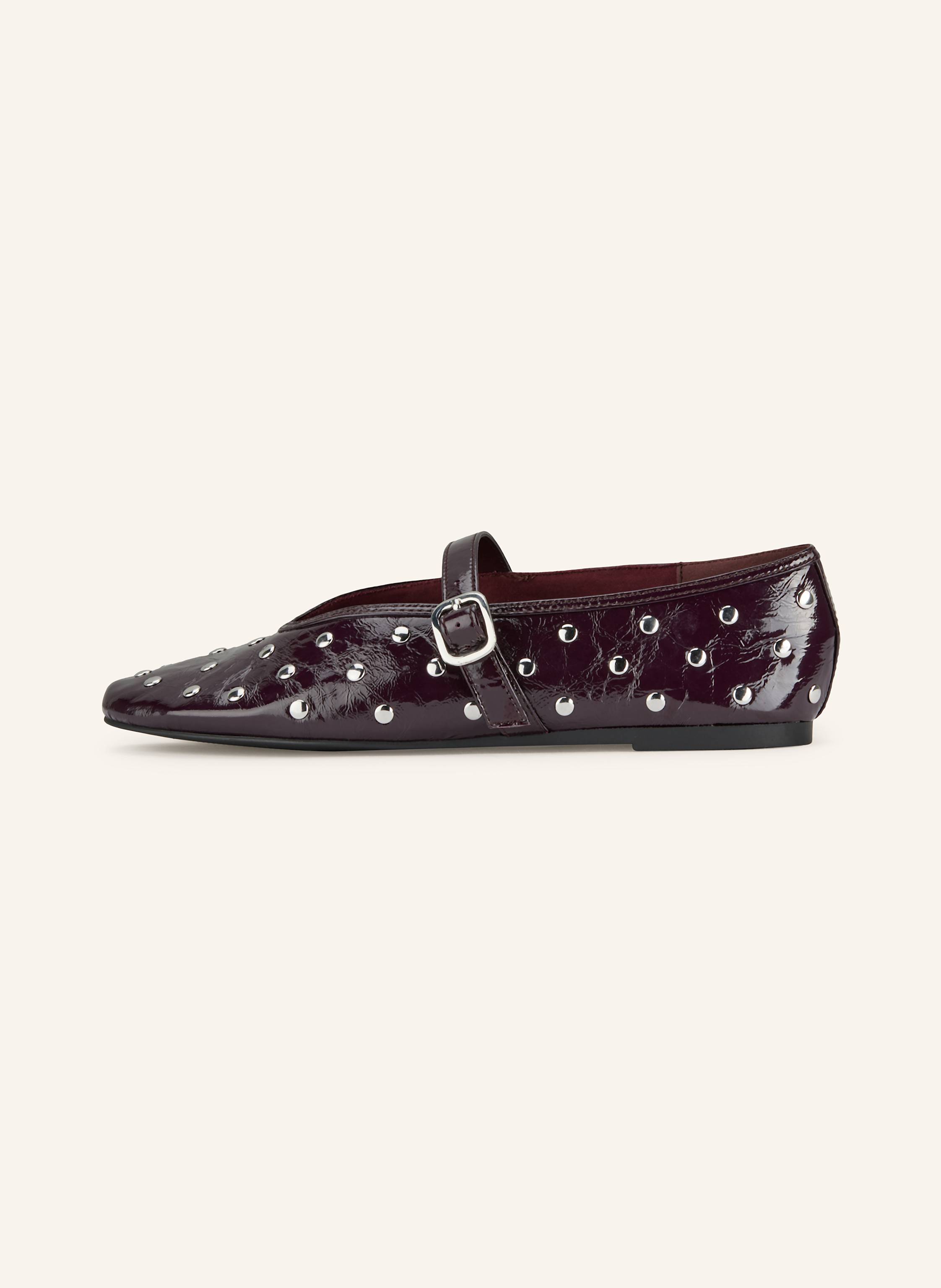 Thumbnail - Steve Madden Mary-Jane-Ballerinas Archer Mit Nieten rot