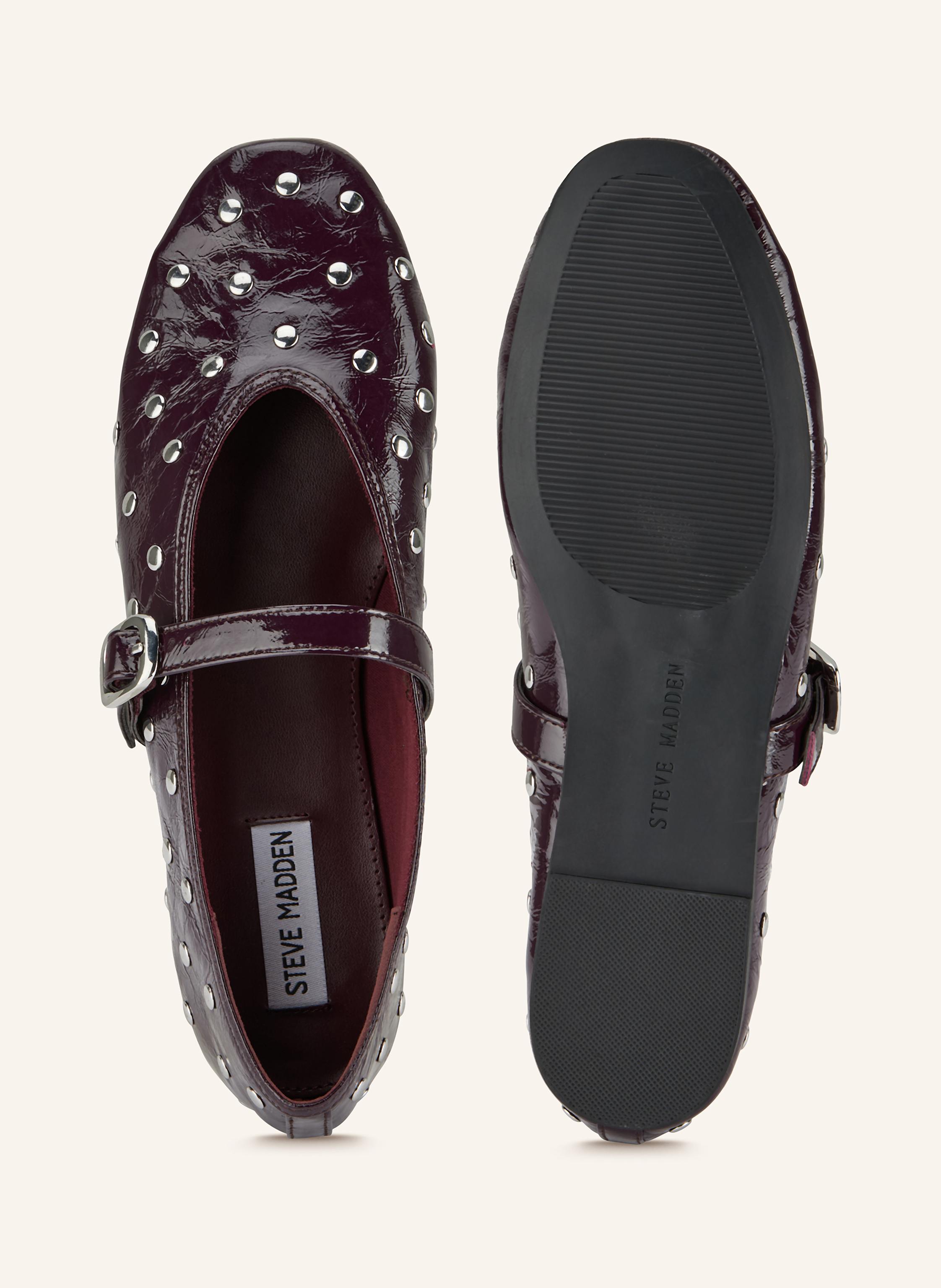 Thumbnail - Steve Madden Mary-Jane-Ballerinas Archer Mit Nieten rot