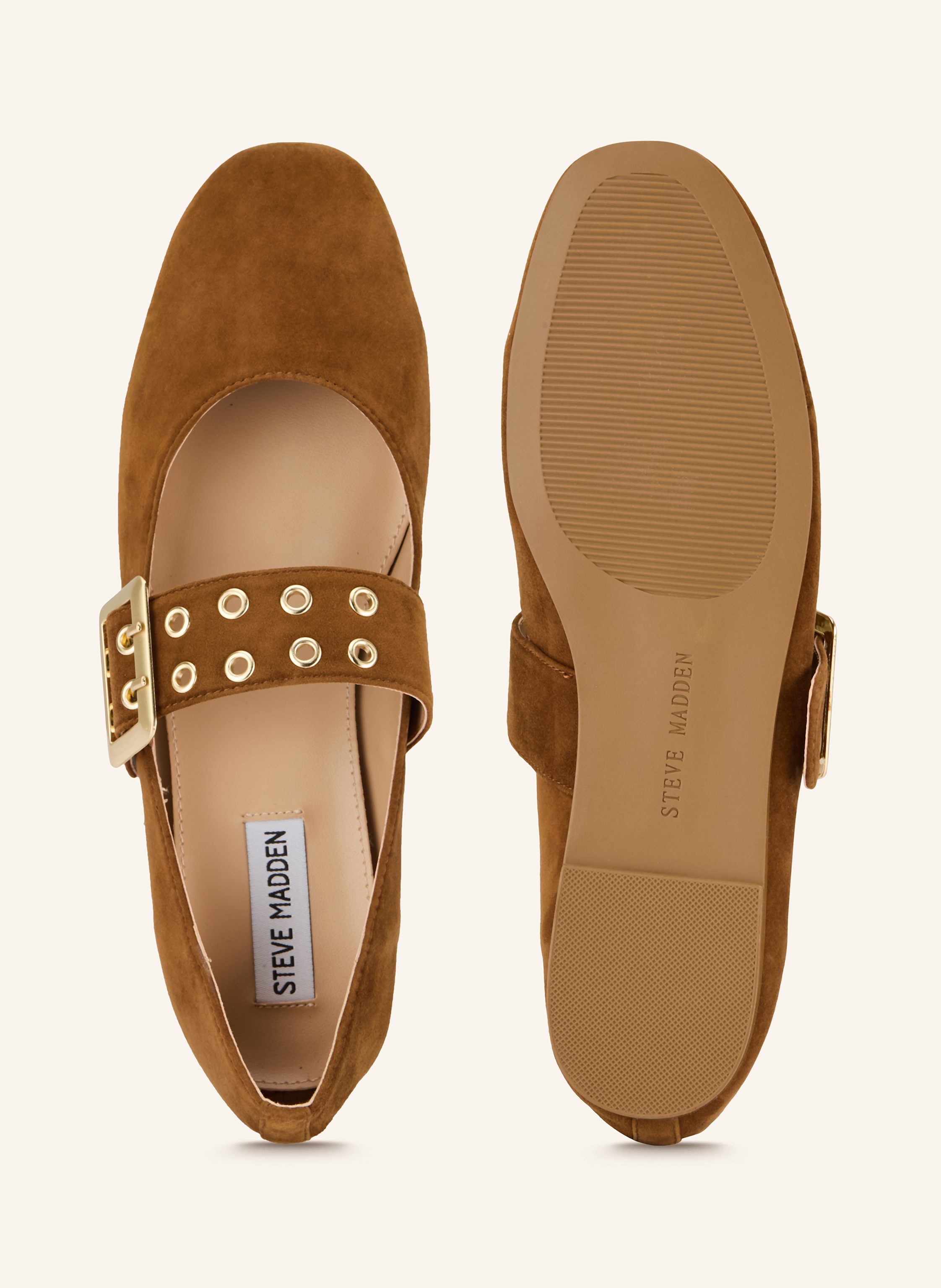 Thumbnail - Steve Madden Mary-Jane-Ballerinas Atlantica braun