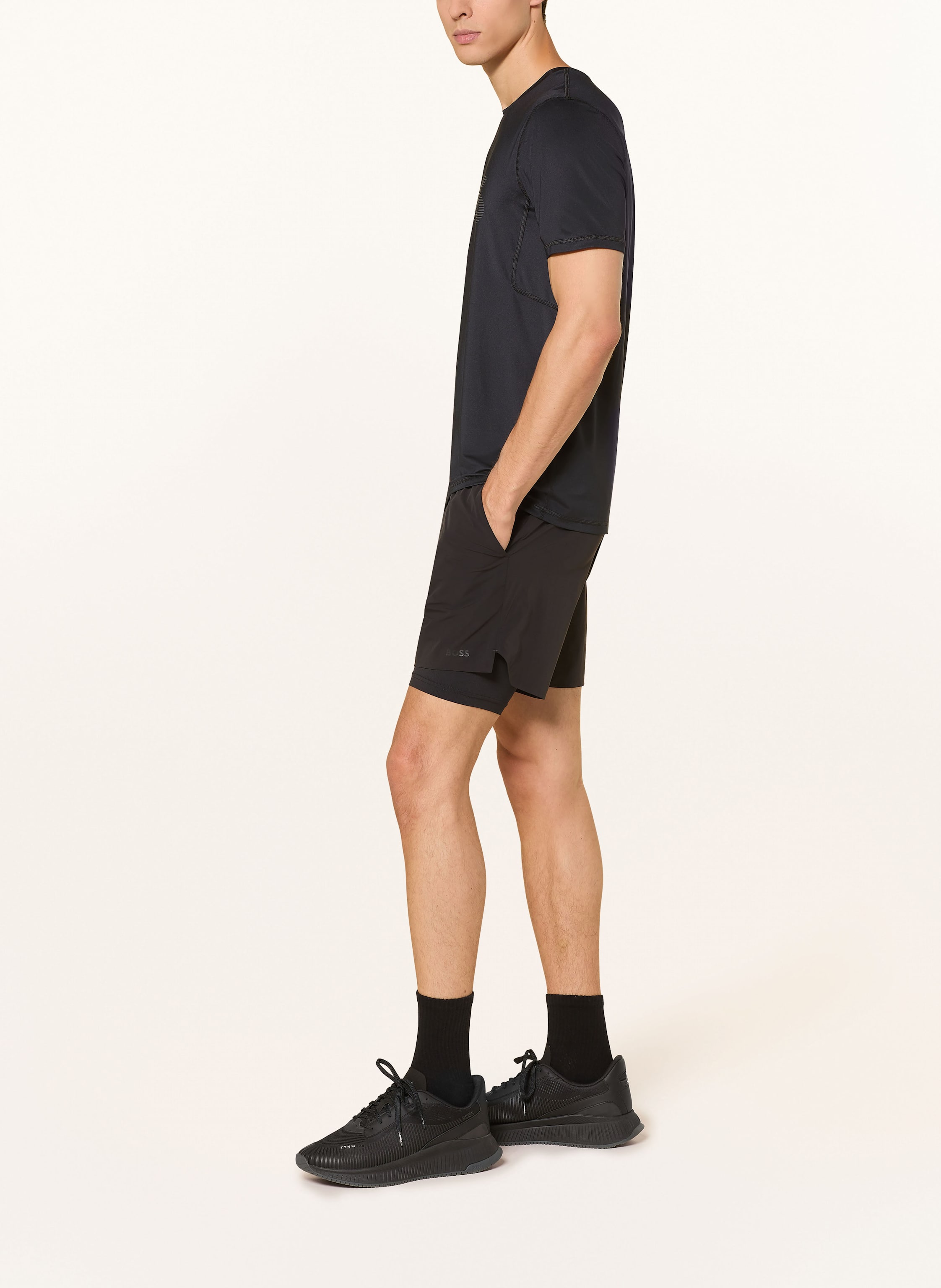Thumbnail - Boss Golfshorts Active Move schwarz