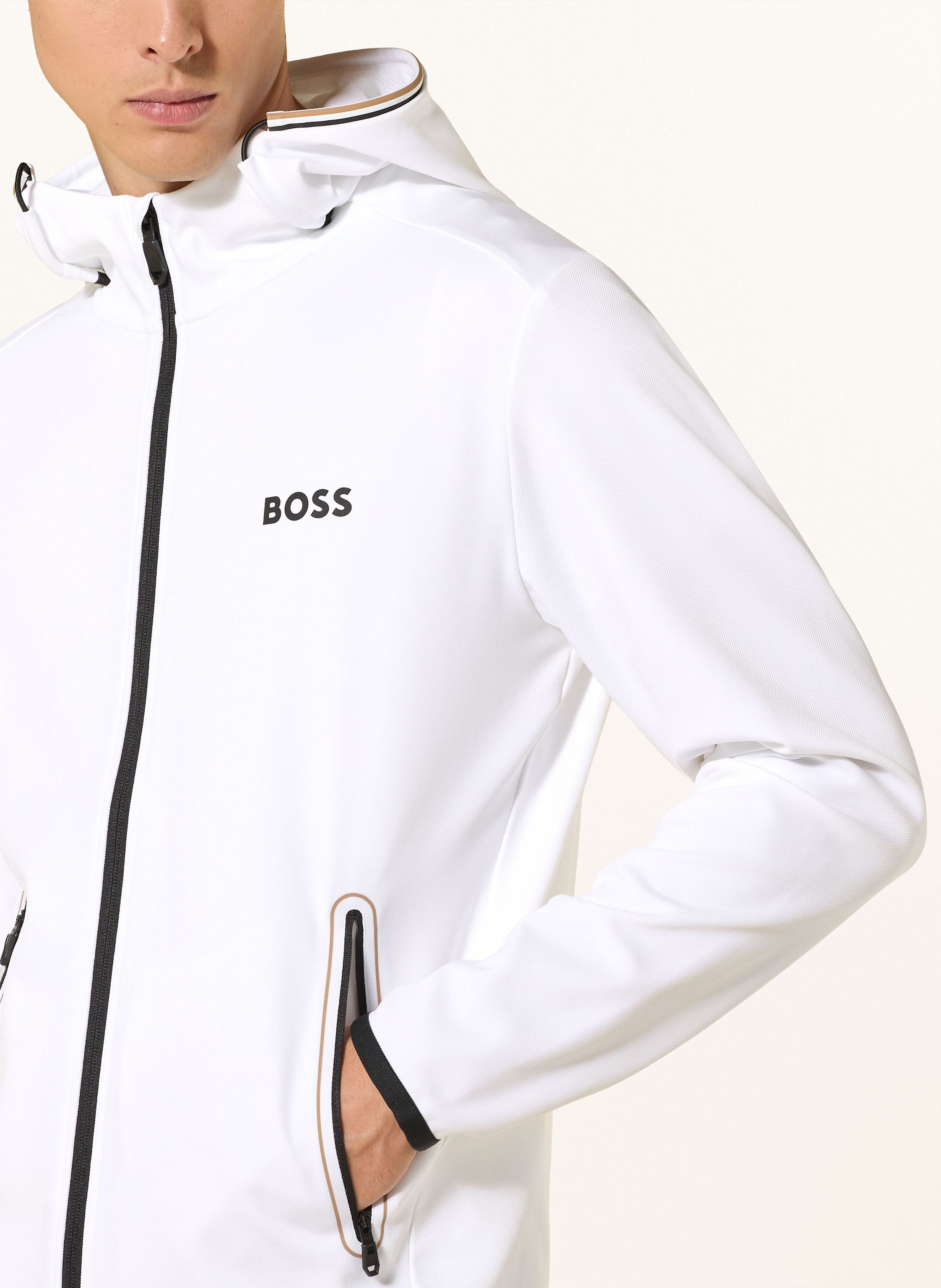Thumbnail - Boss Trainingsjacke Sicon Toc weiss