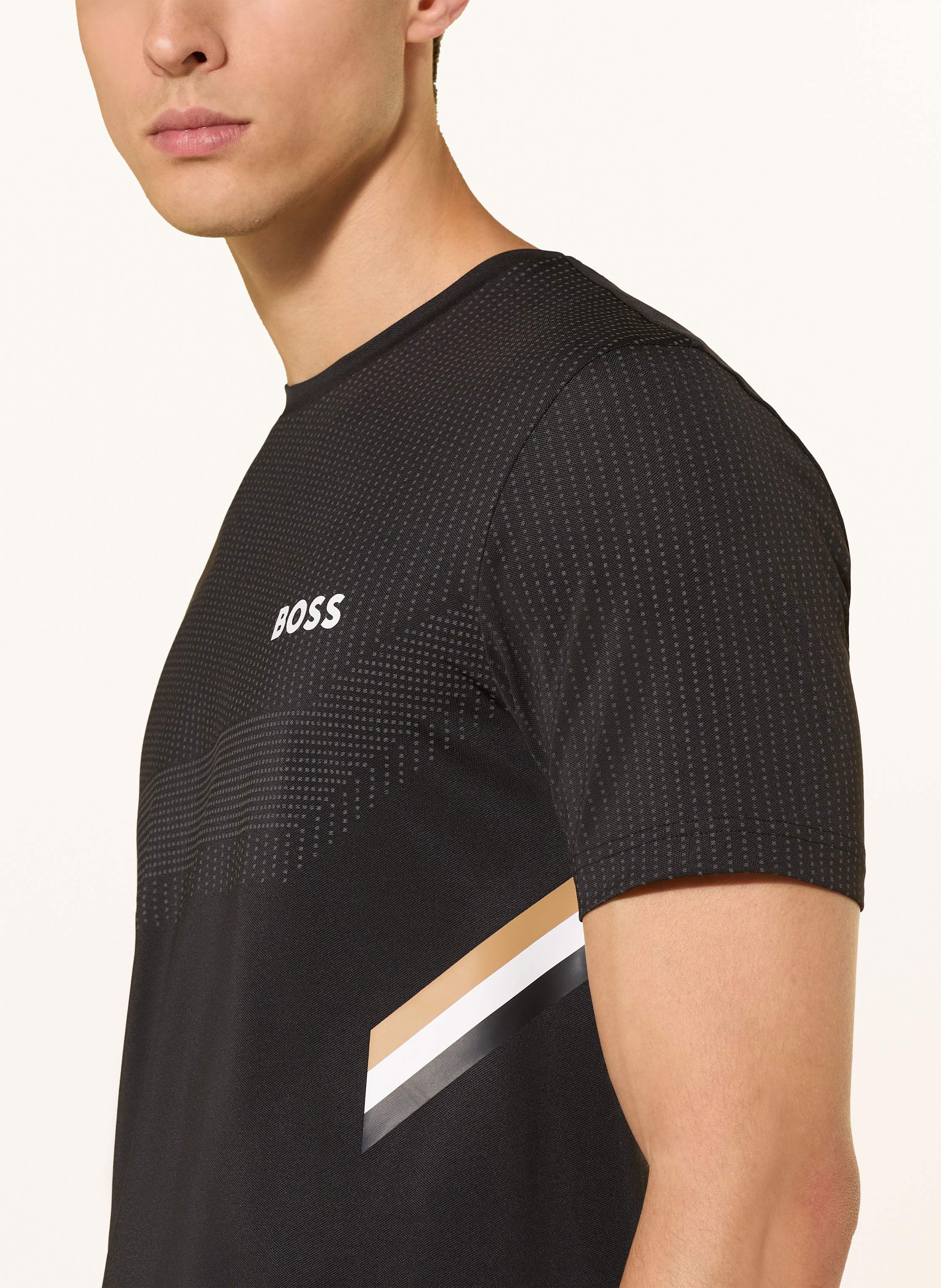 Thumbnail - Boss T-Shirt Tech Toc schwarz