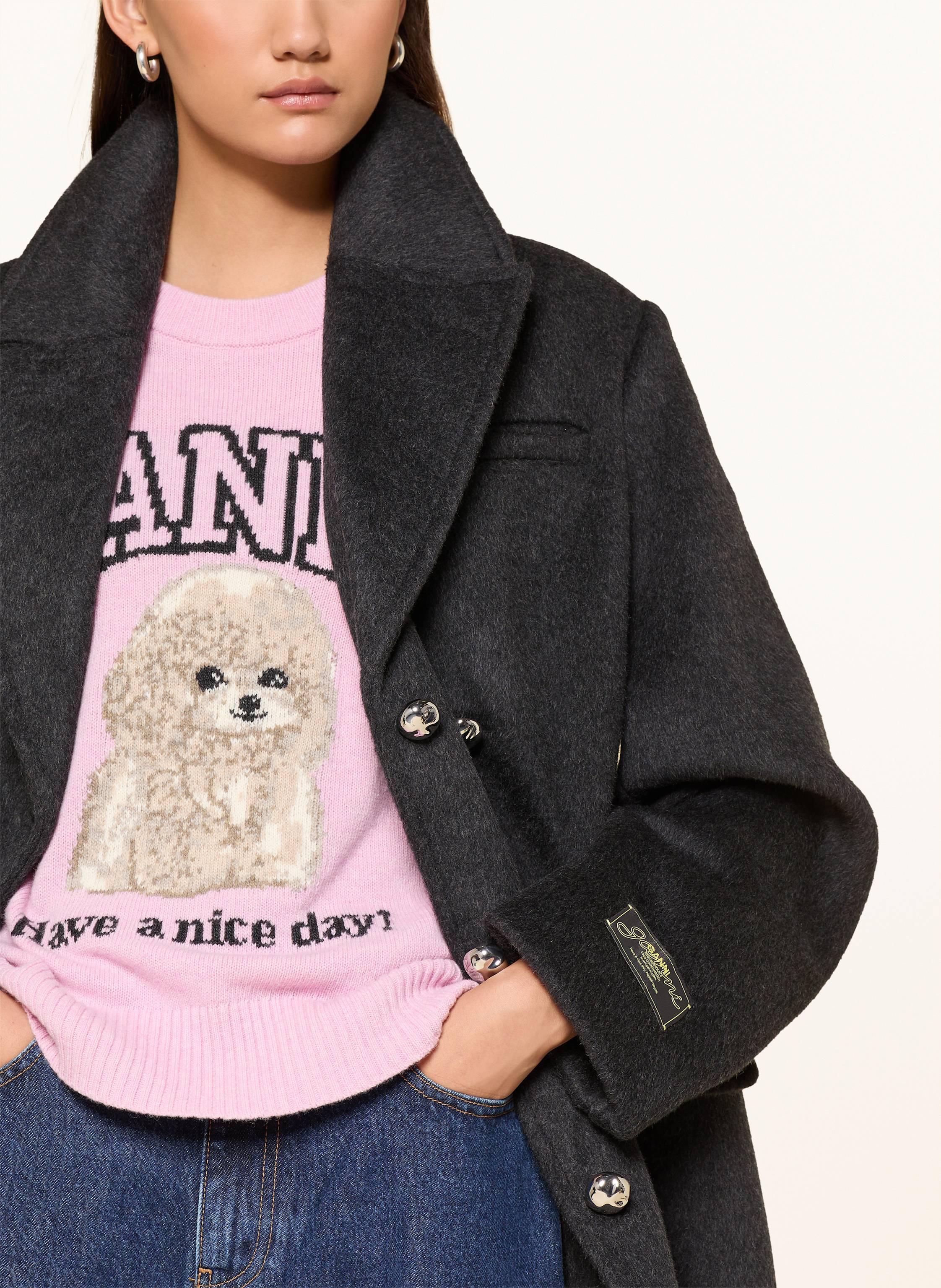 Thumbnail - Ganni Jacke schwarz