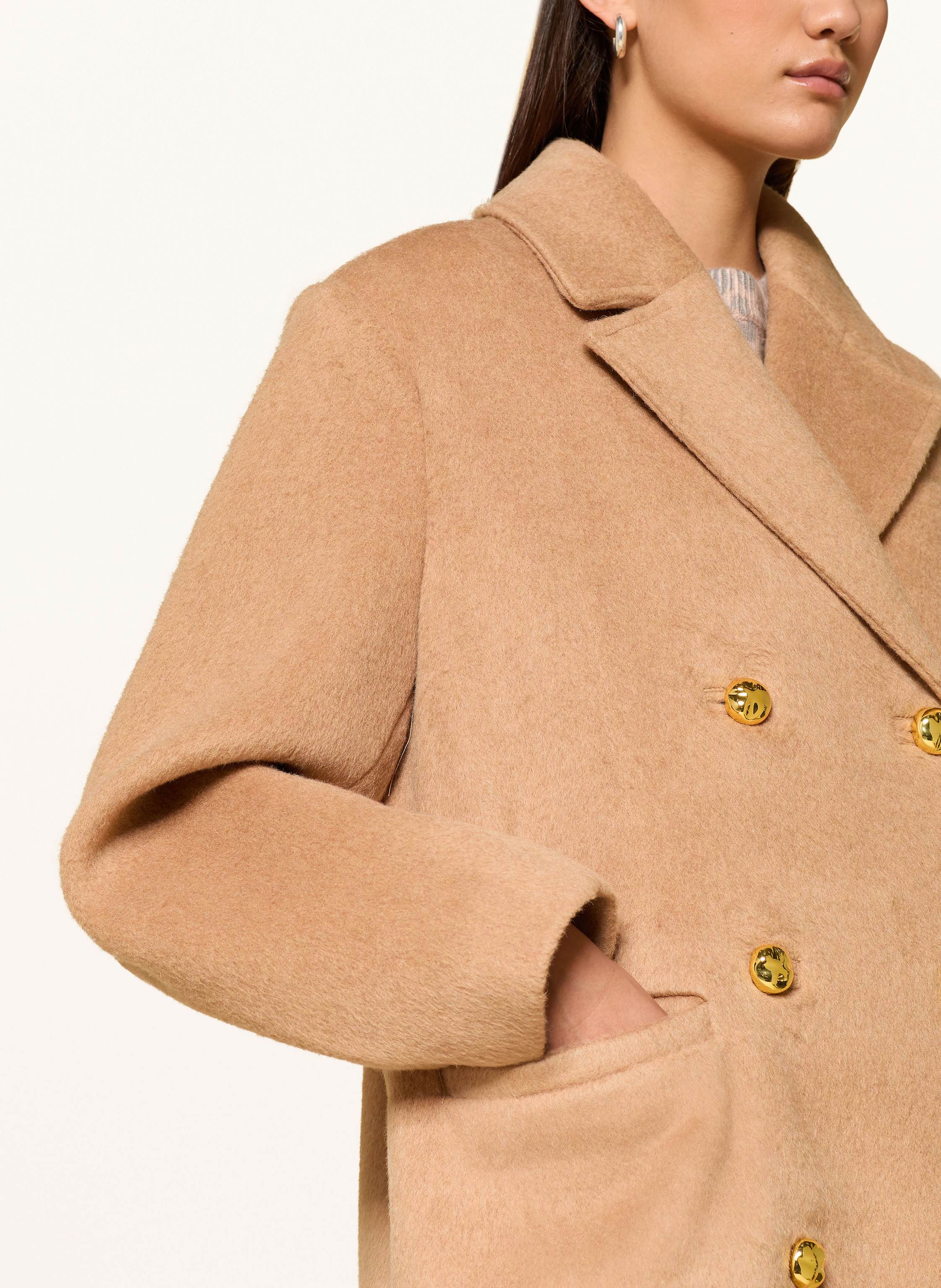 Thumbnail - Ganni Jacke beige