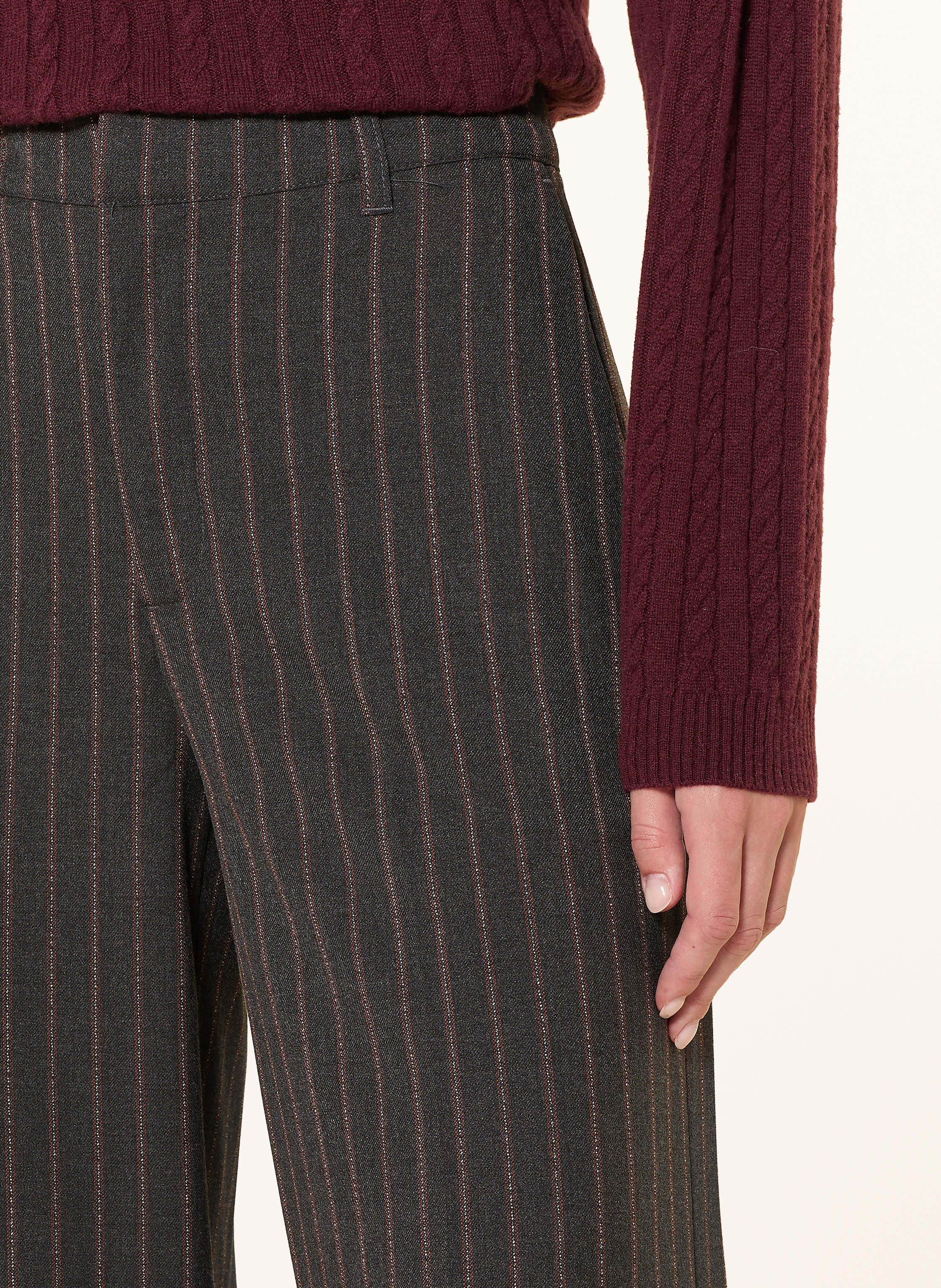 Thumbnail - Copenhagen Muse Marlenehose Cmtailor grau