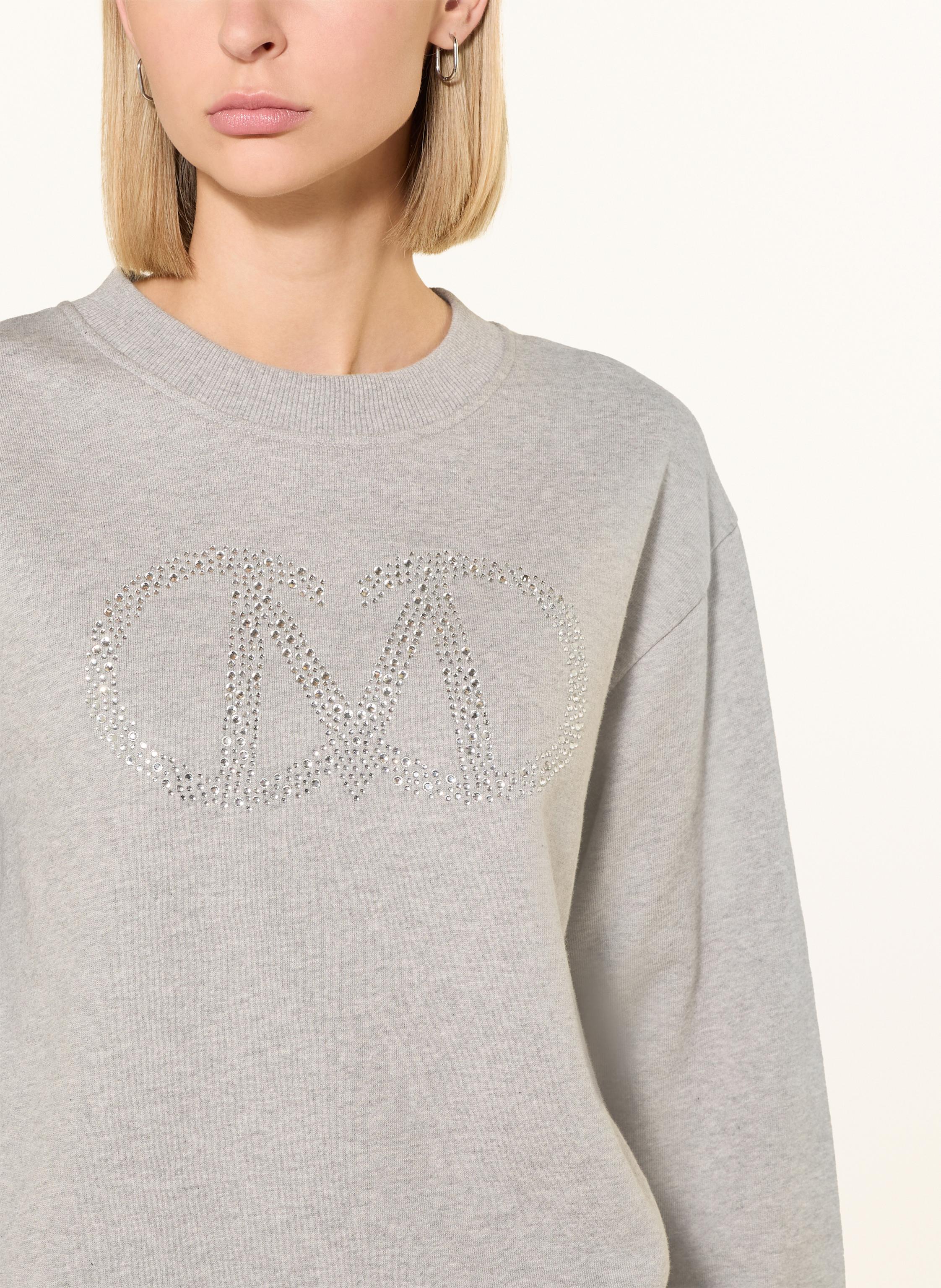 Thumbnail - Copenhagen Muse Sweatshirt Cmelva Mit Schmucksteinen grau