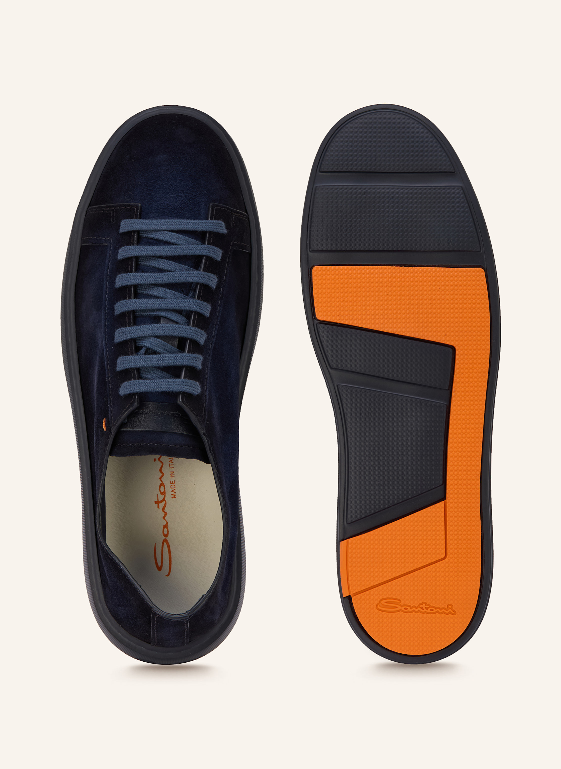 Thumbnail - Santoni Sneaker Ford-aolu60 blau