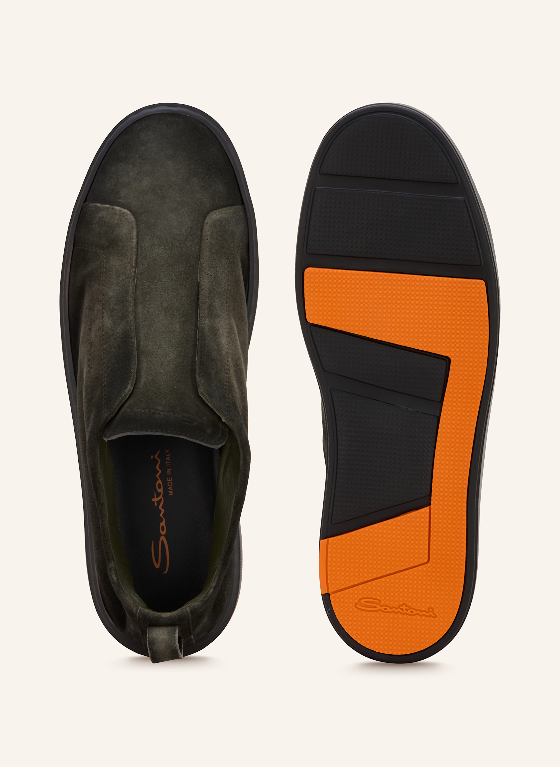 Thumbnail - Santoni Sneaker Victory gruen