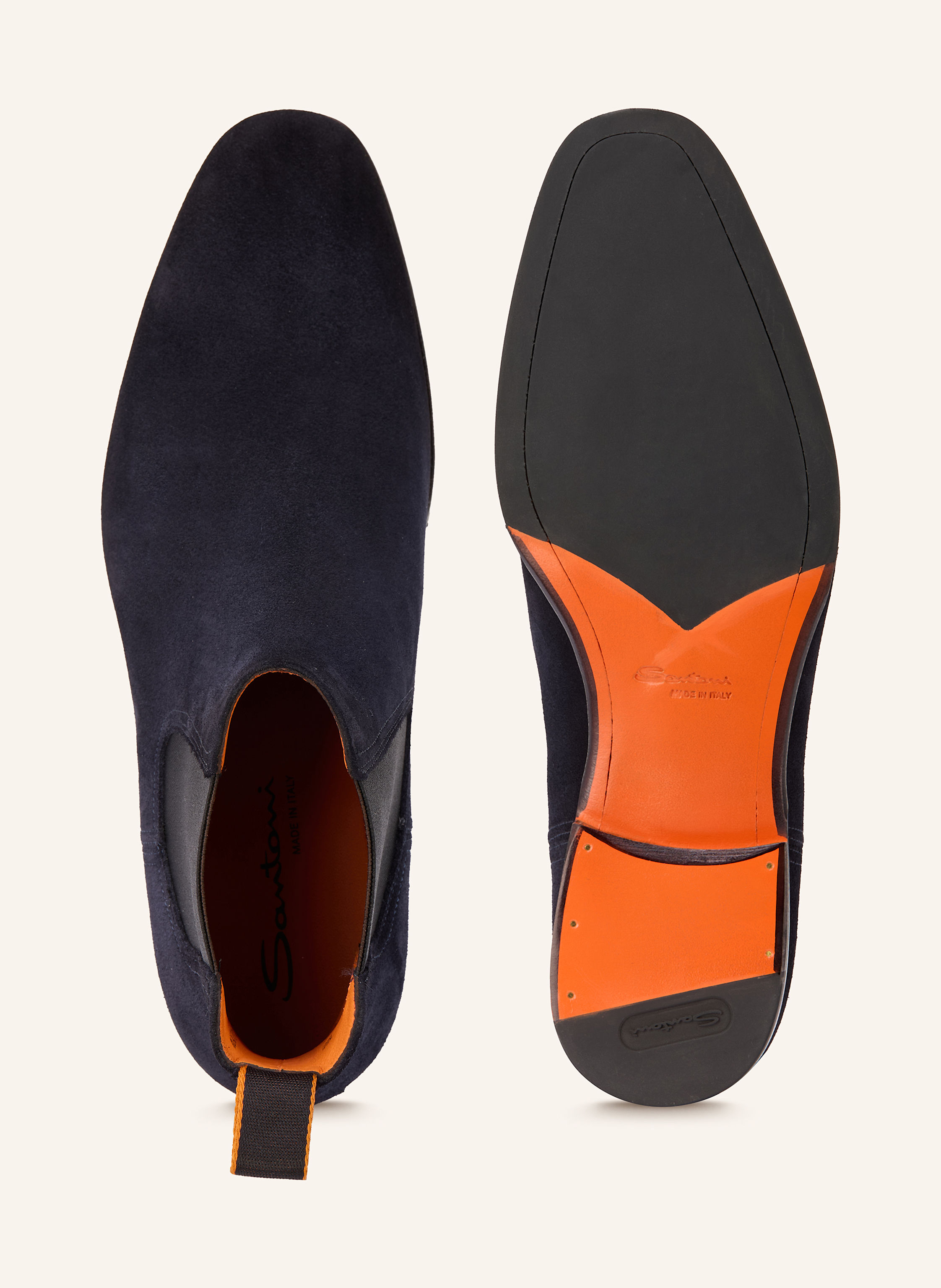 Thumbnail - Santoni Chelsea-Boots Archerboot blau