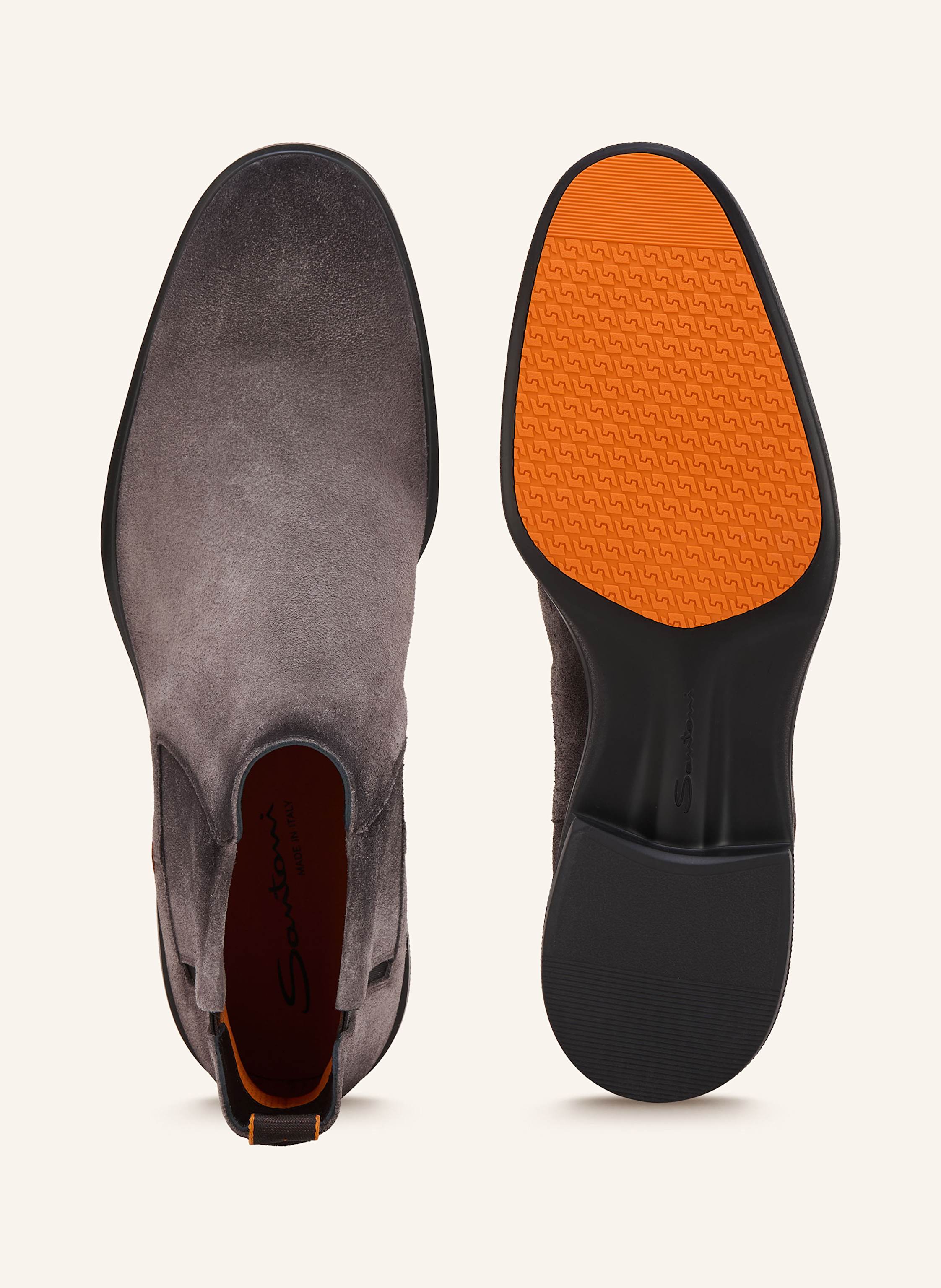 Thumbnail - Santoni Chelsea-Boots Easy grau