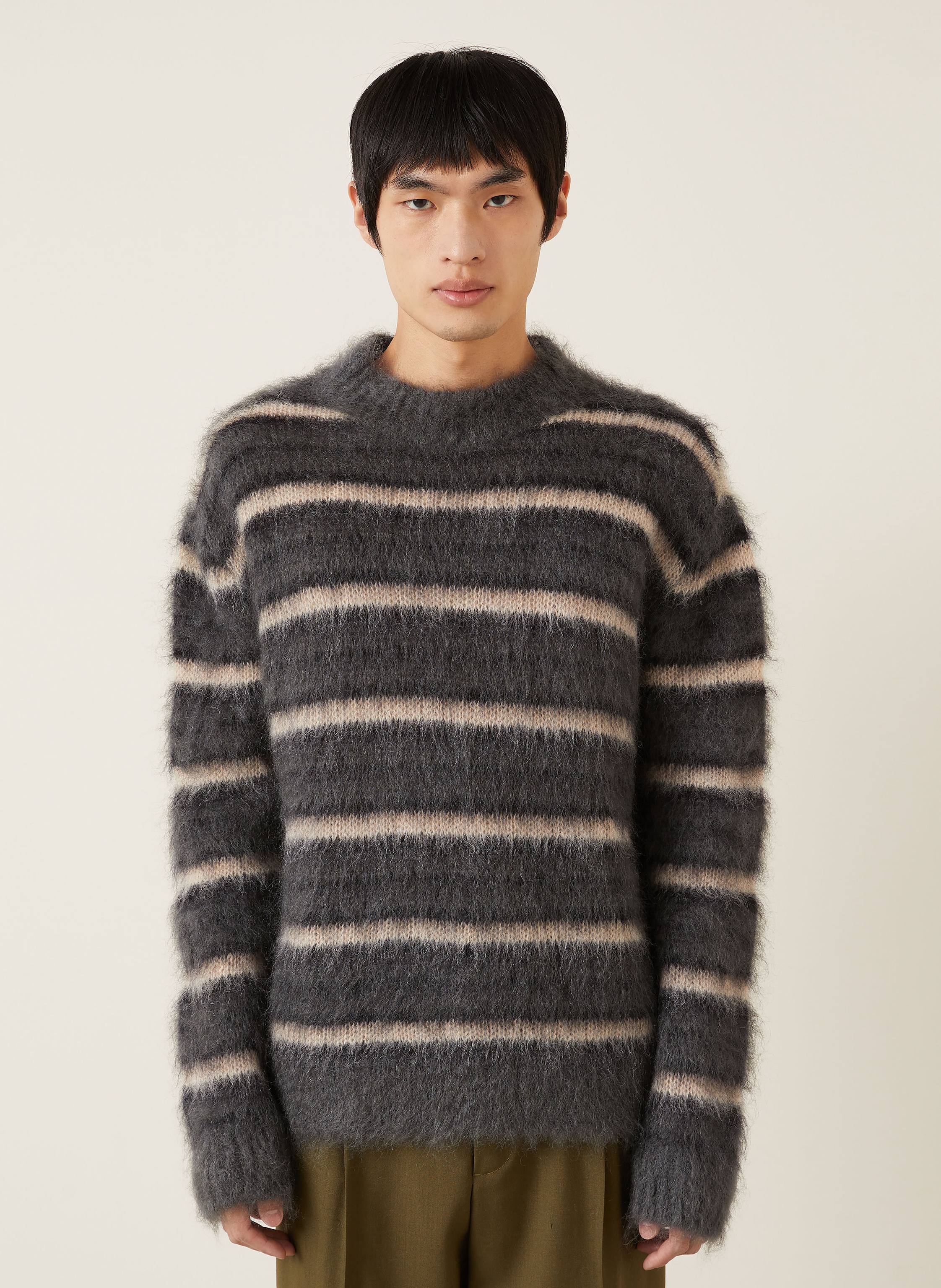 Thumbnail - Marni Mohair-Pullover grau