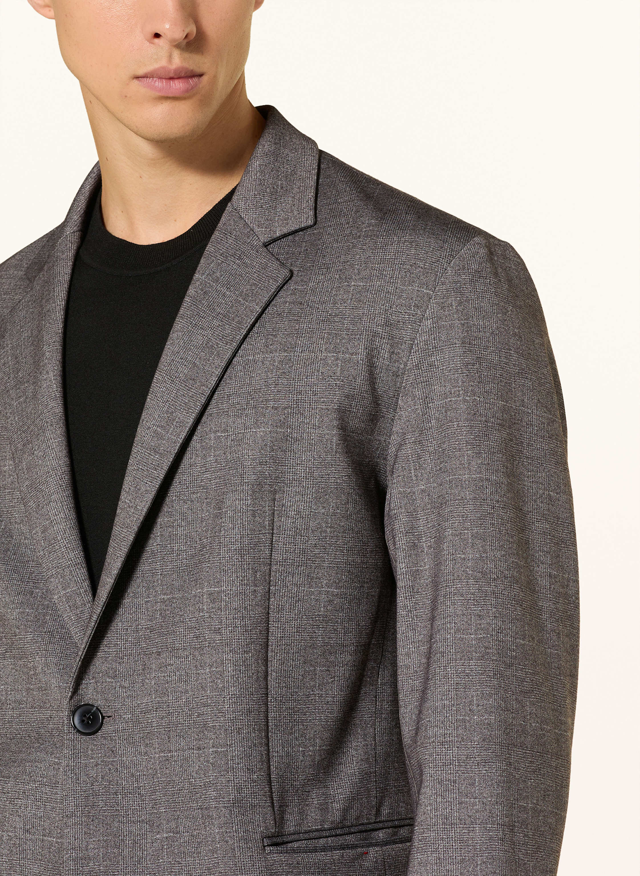 Thumbnail - Hugo Anzugsakko Anton Extra Slim Fit Aus Jersey grau